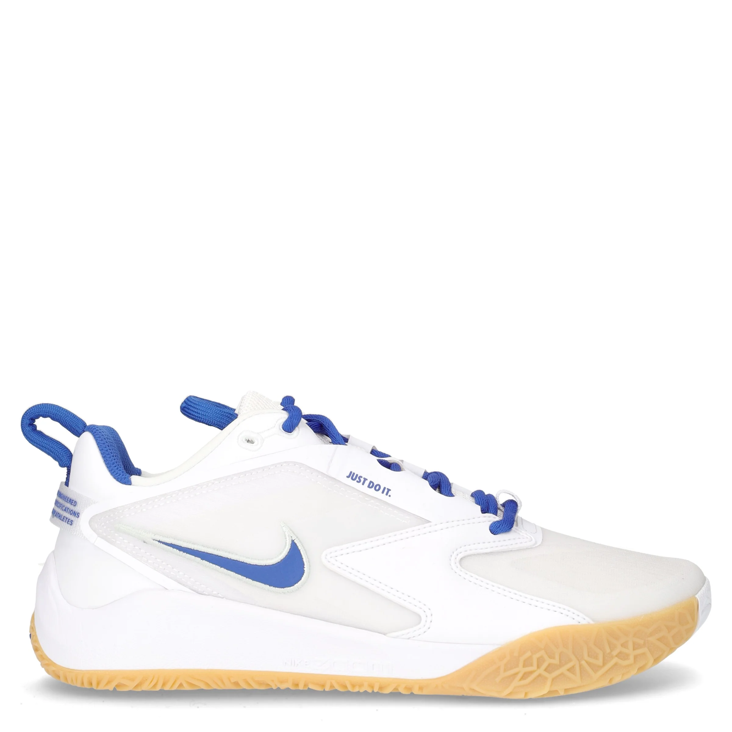 Air Zoom Hyperace 3 scarpa da pallavolo in ecopelle bianco blu