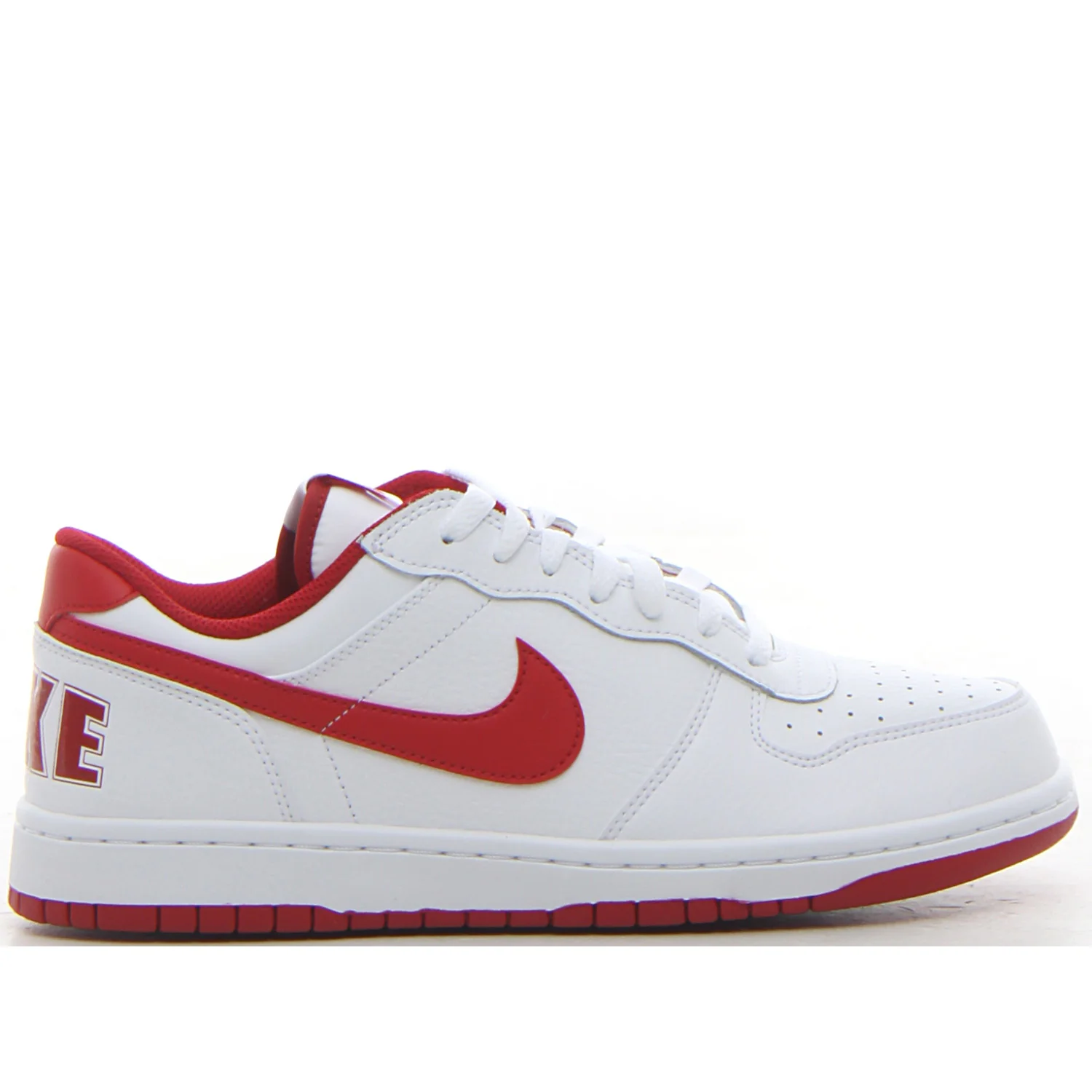 Big Nike Low sneaker white gym red