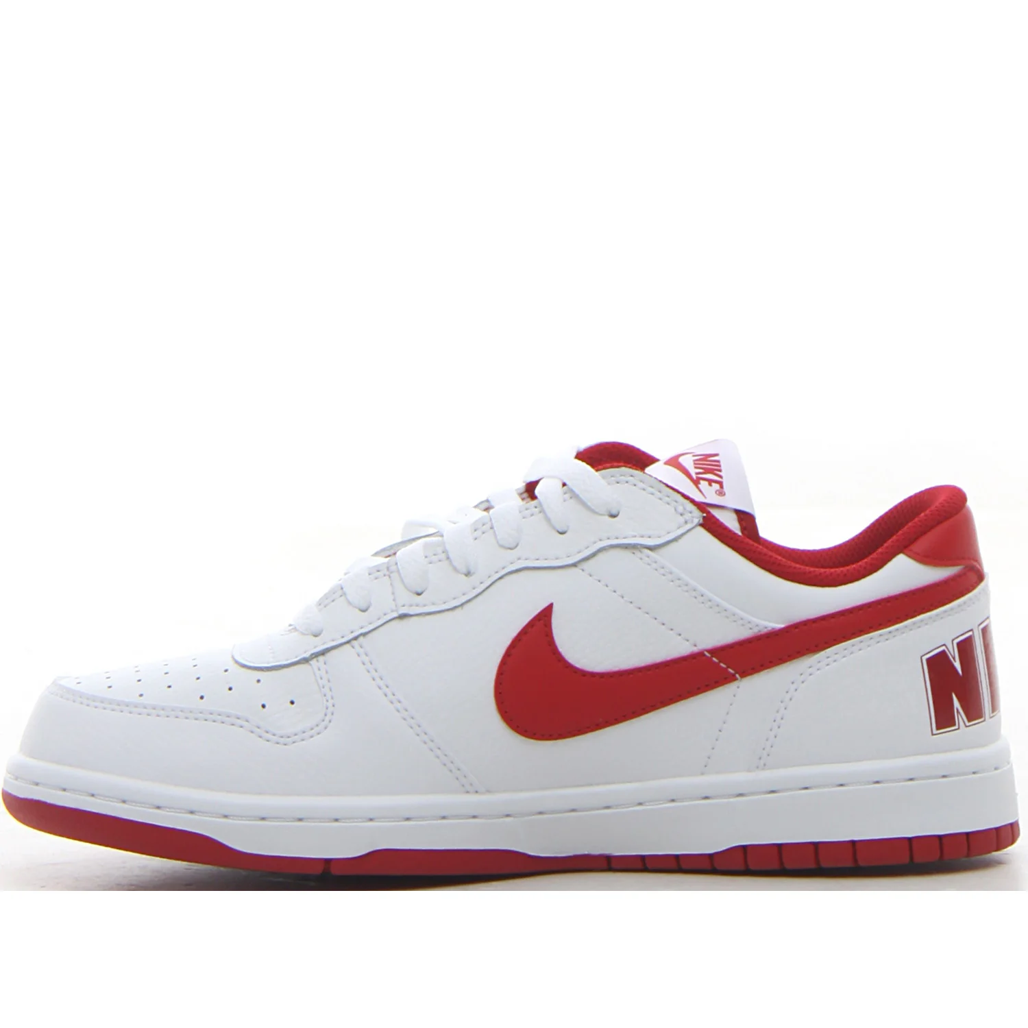 Big Nike Low sneaker white gym red - Image 2