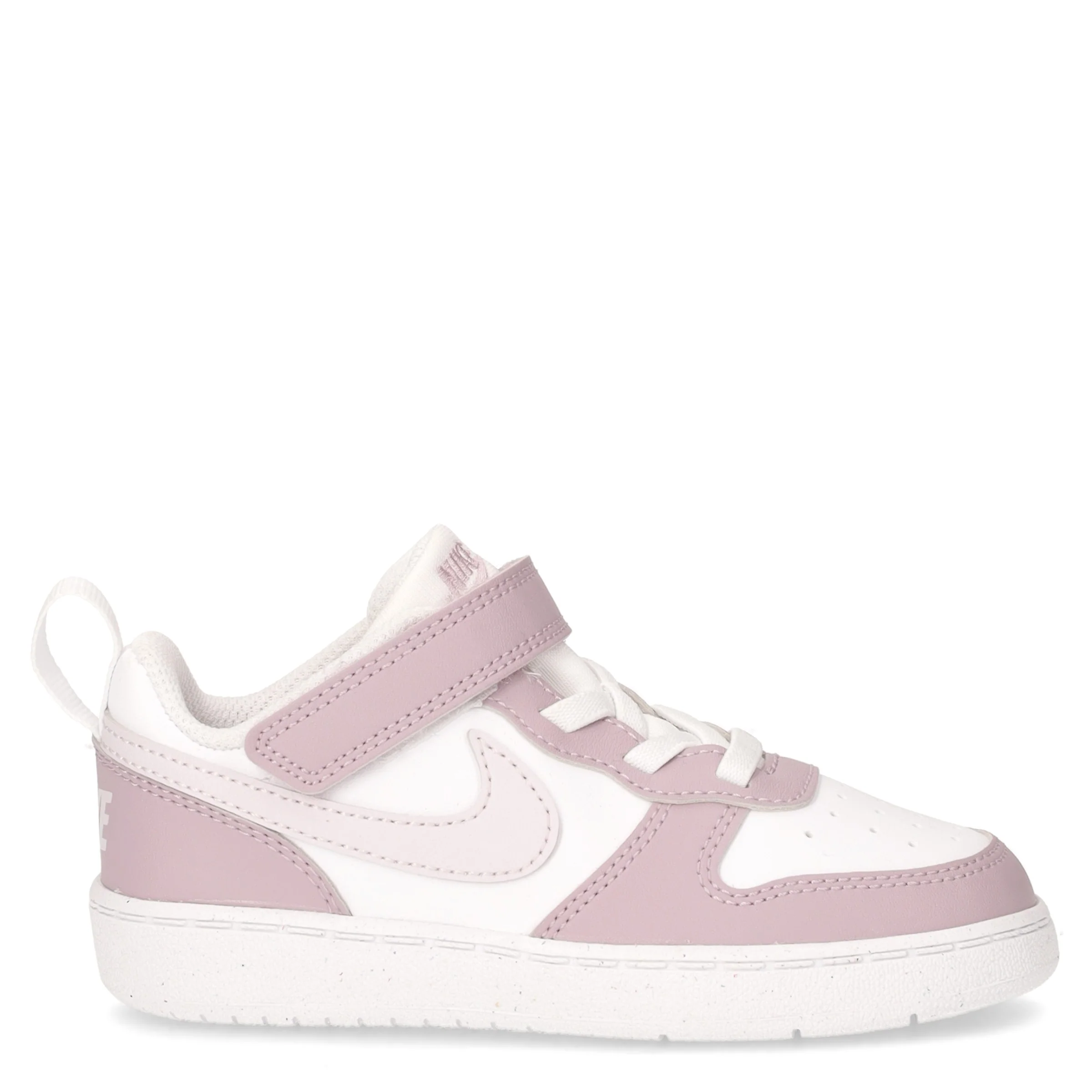 Court Borough Low Recraft sneaker in ecopelle bambina bianco viola