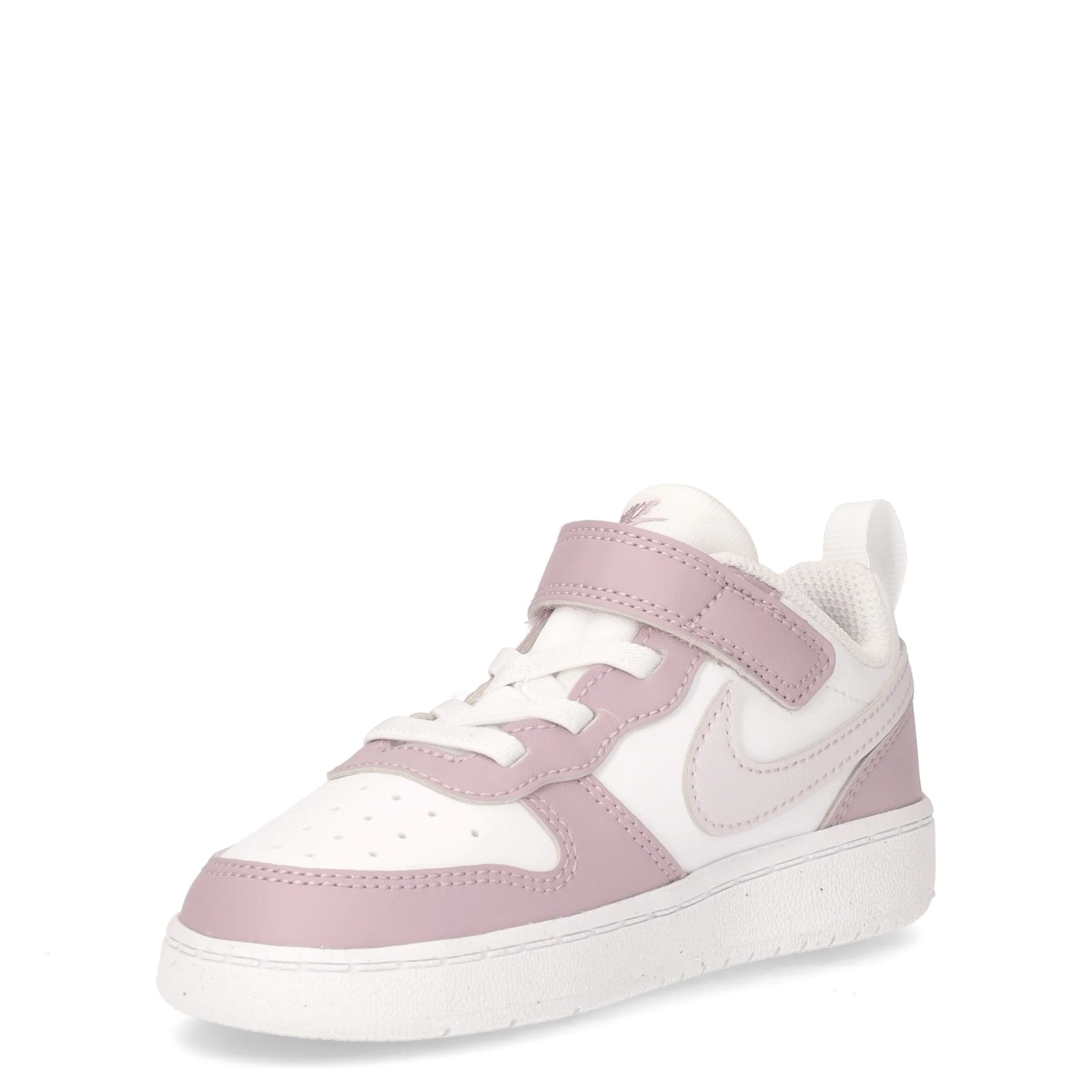 Court Borough Low Recraft sneaker in ecopelle bambina bianco viola - Image 3