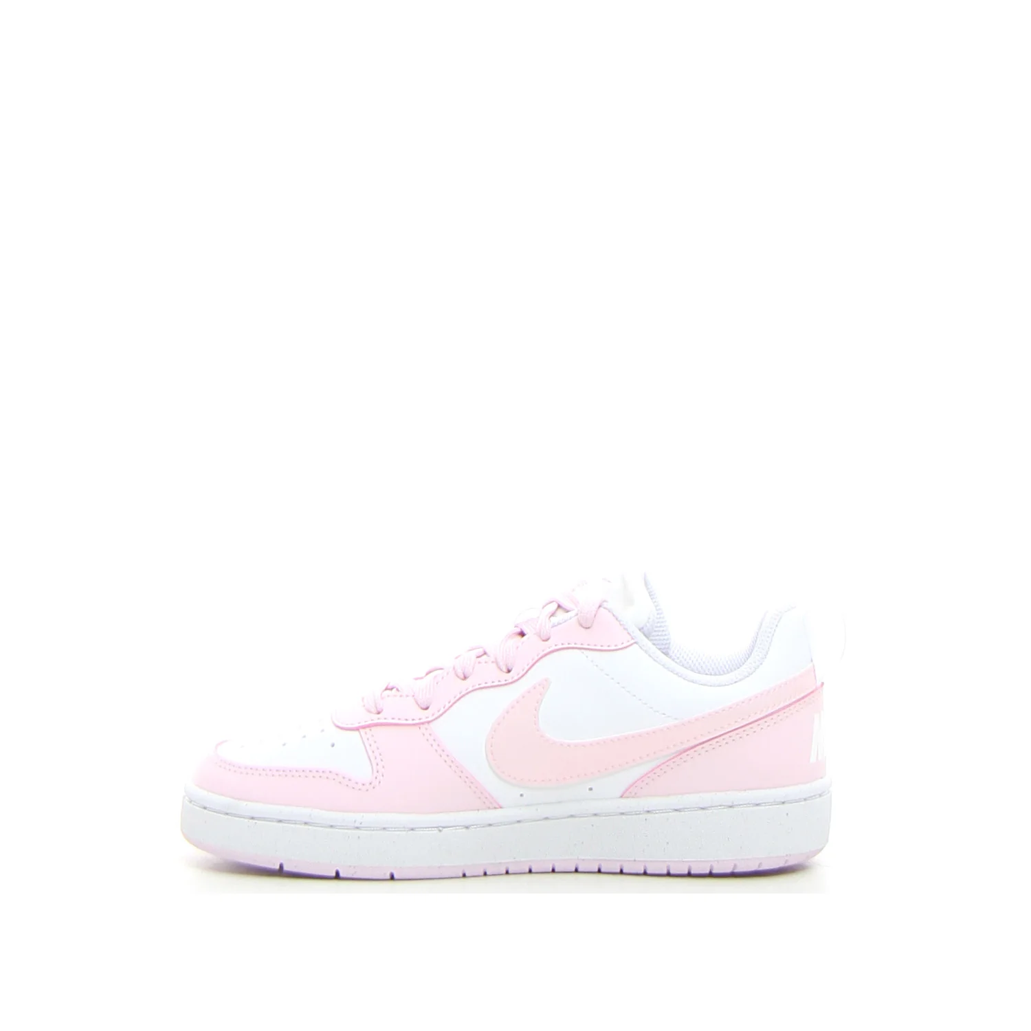 Court Borough Low Recraft sneaker ragazza bianco rosa - Image 2