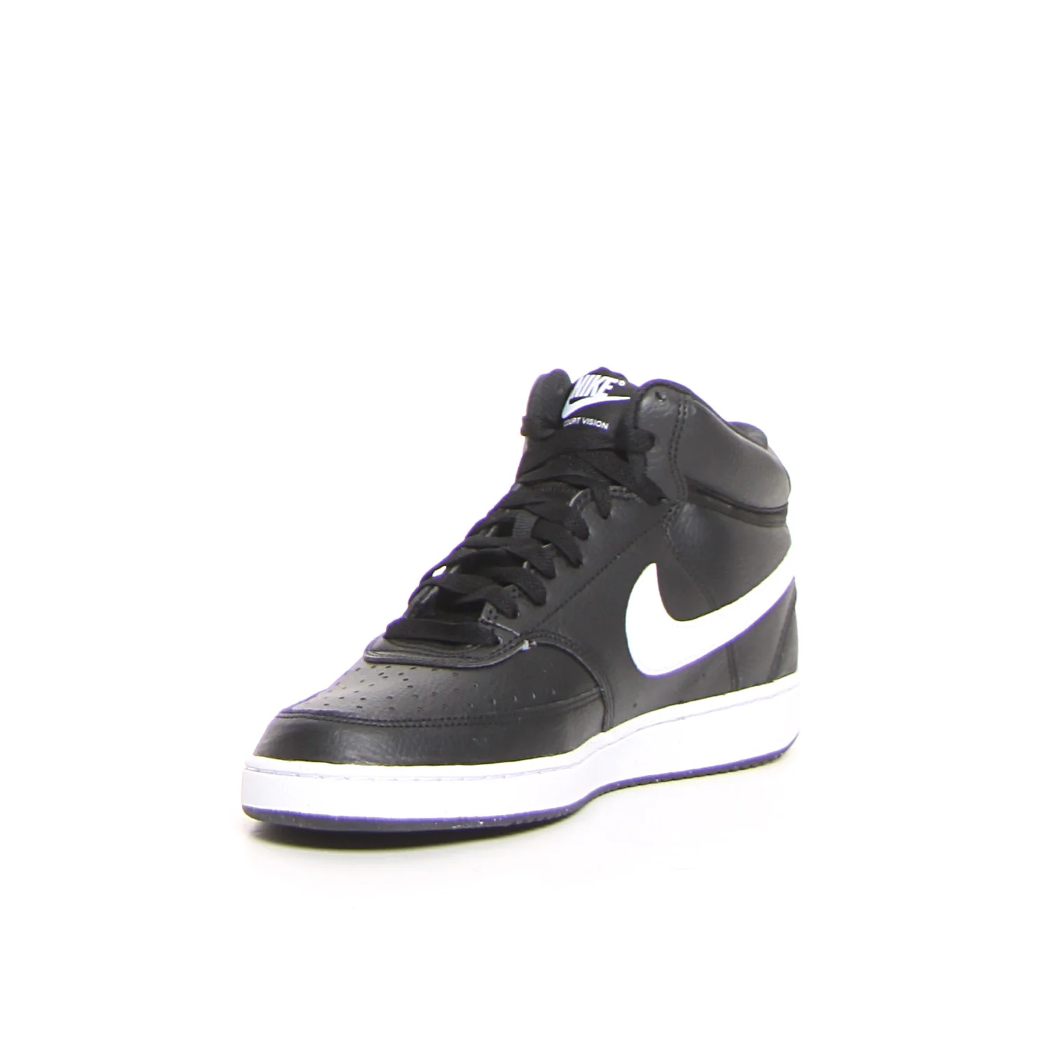Court Vision Mid sneaker nero bianco - Image 3