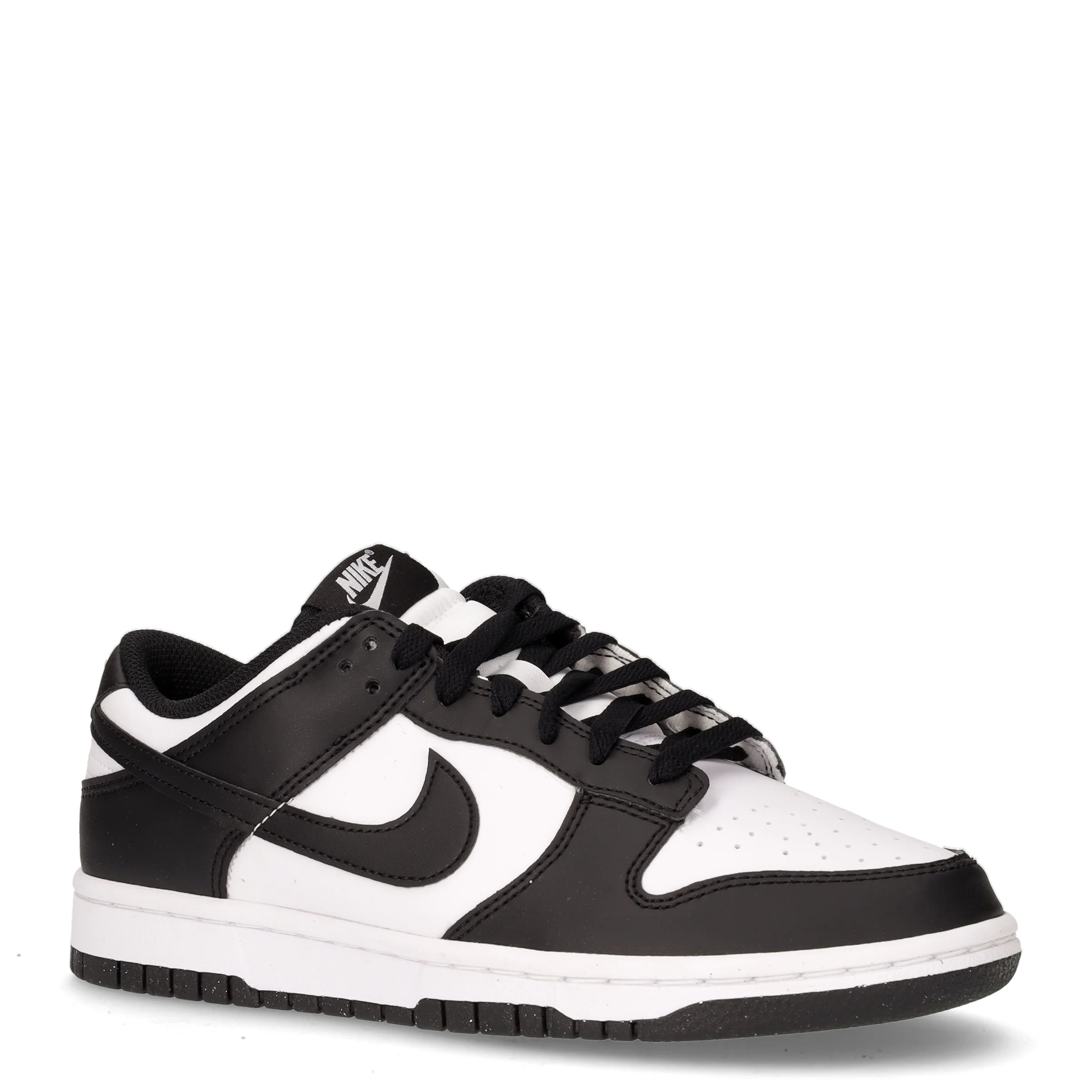 Dunk Low sneaker in pelle bianco nero - Image 2