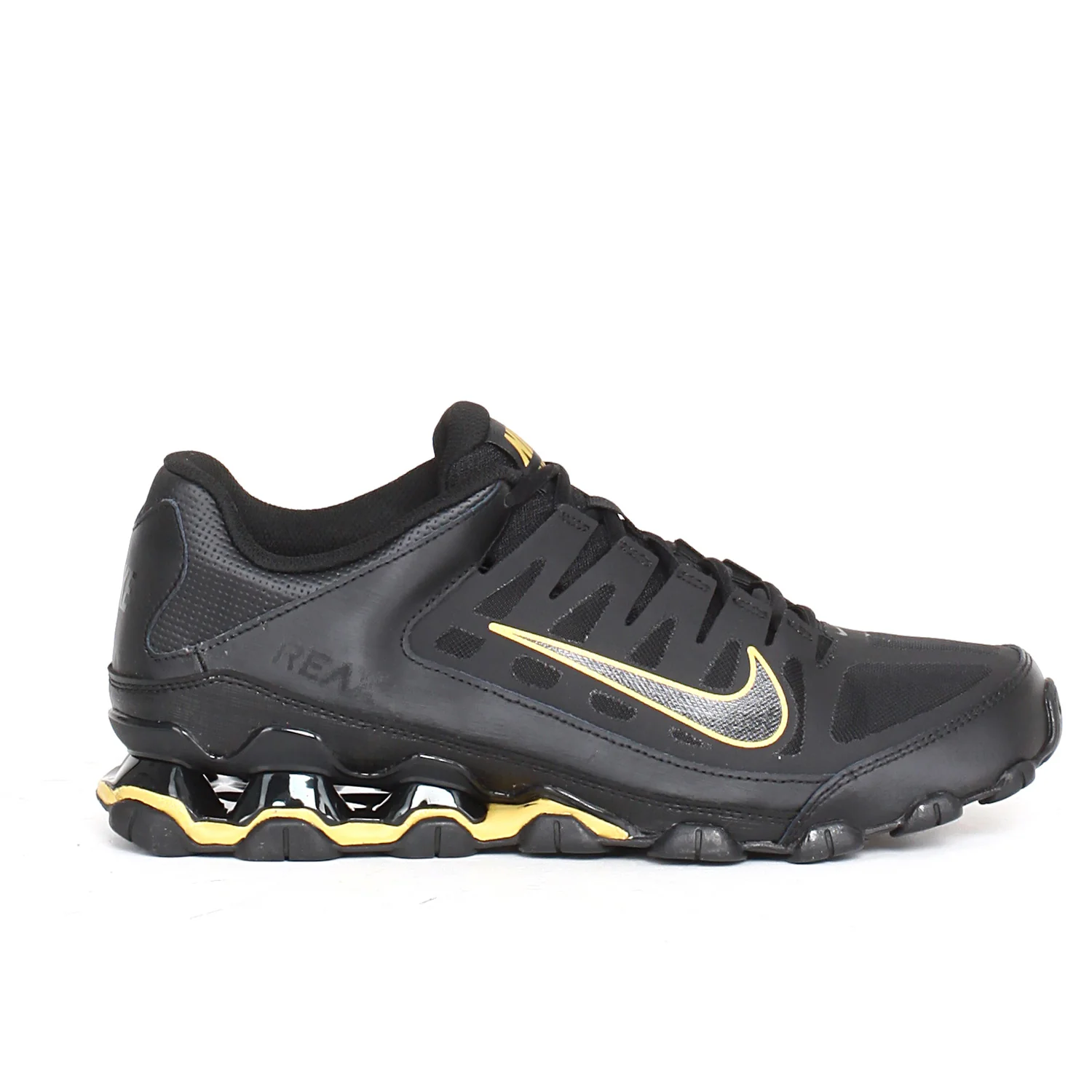 Nike reax 8 rh mesh sneaker black metallic