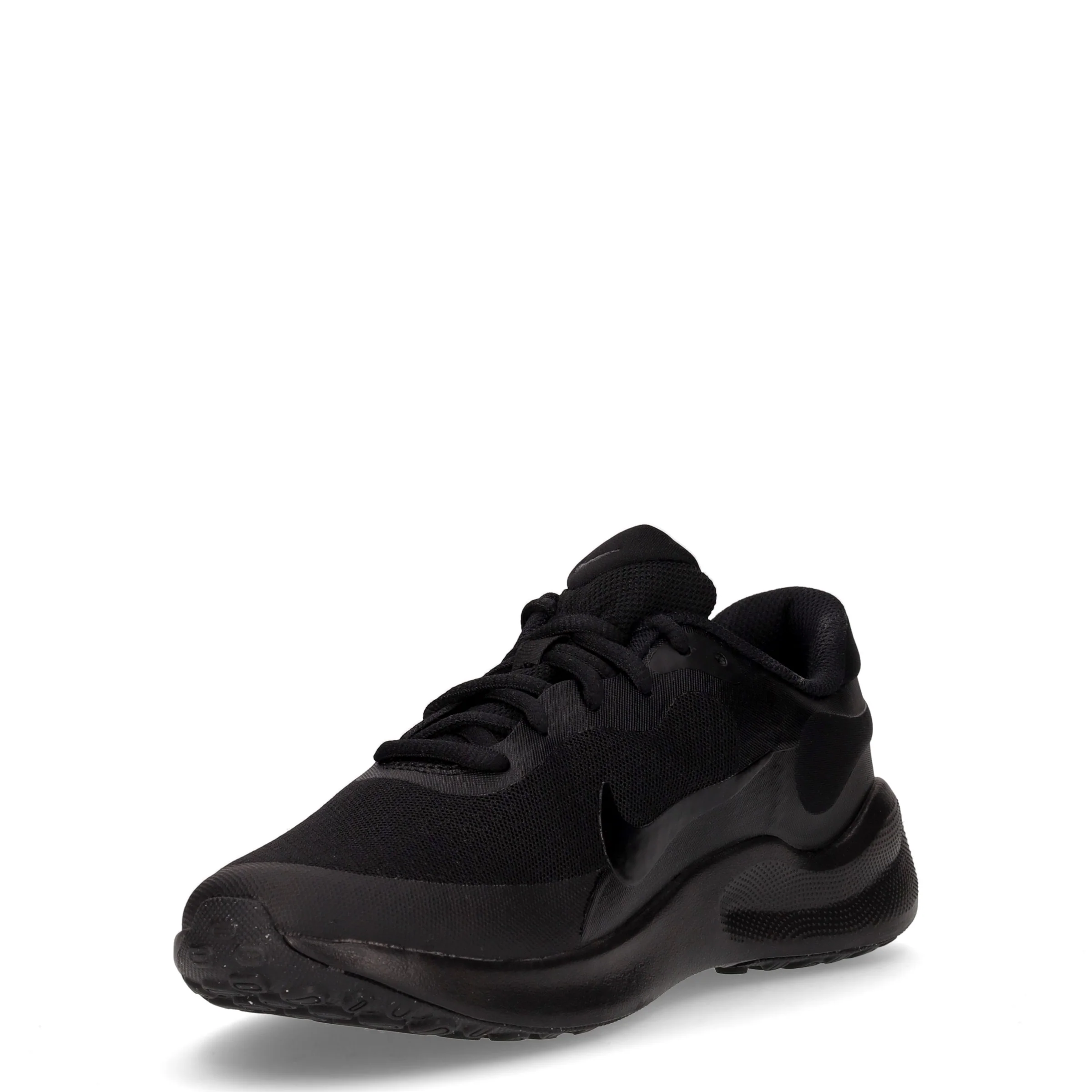 Revolution 7 sneaker ragazzo in tessuto nero antracite - Image 3