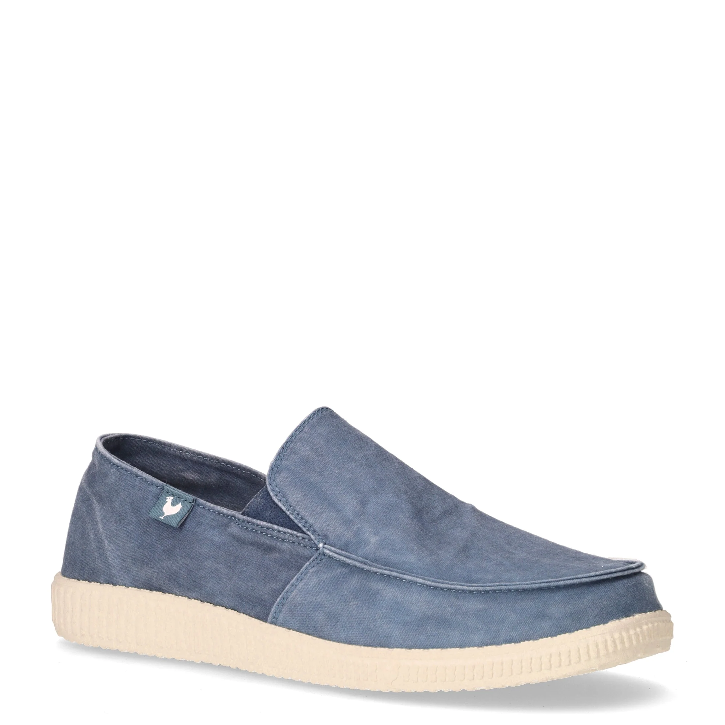 Mocassino sportivo in tessuto azzurro - Image 2