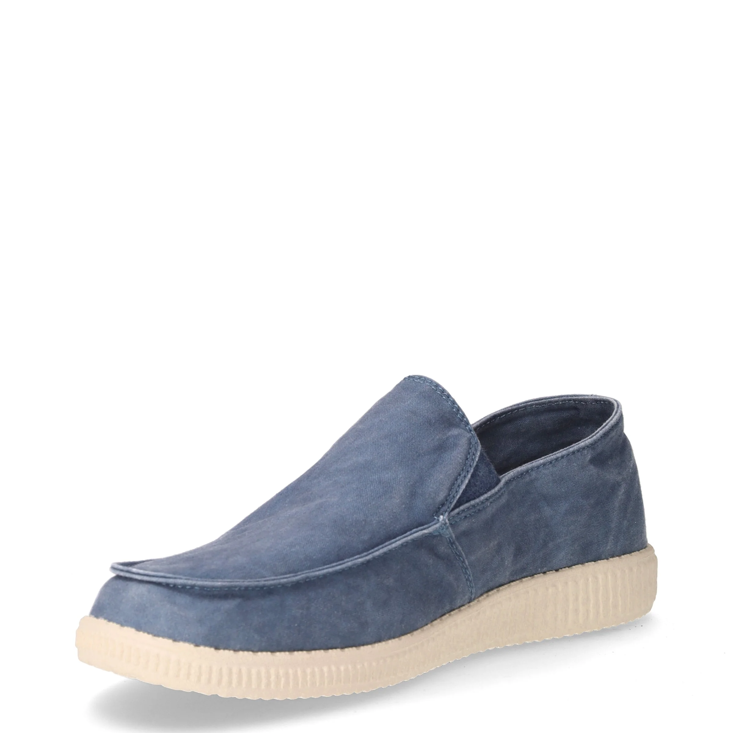 Mocassino sportivo in tessuto azzurro - Image 3
