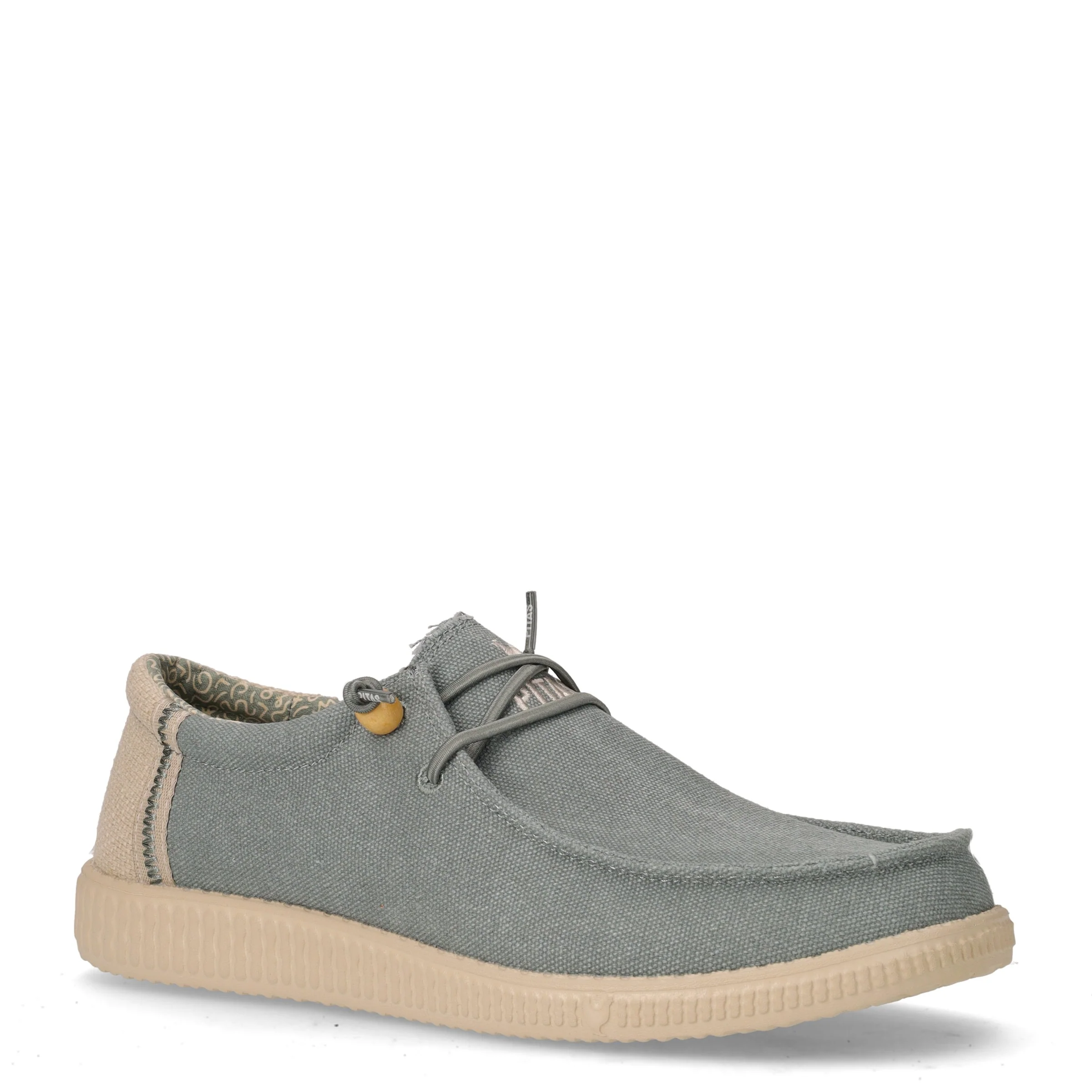 Stringata casual in tessuto verde acqua - Image 2