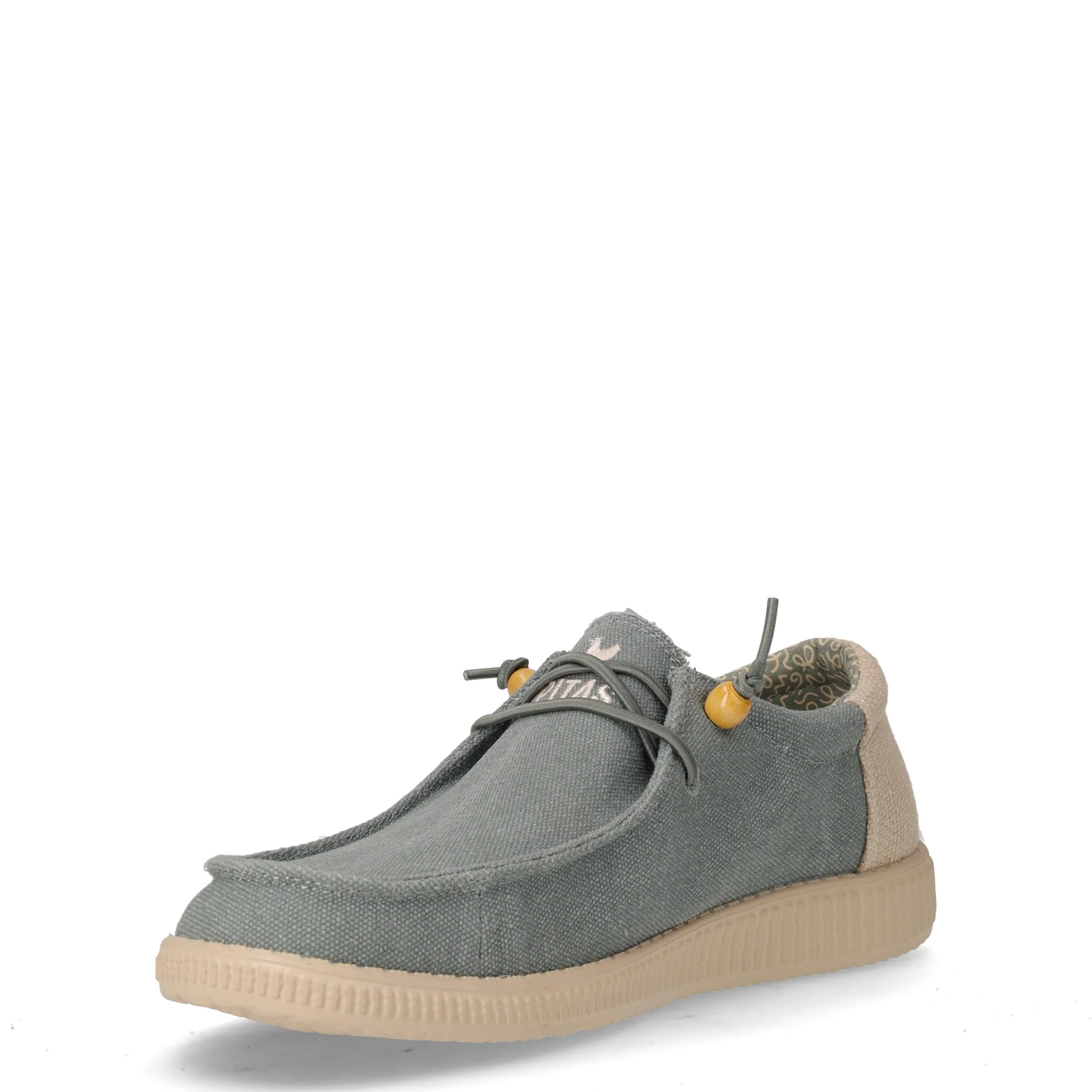 Stringata casual in tessuto verde acqua - Image 3