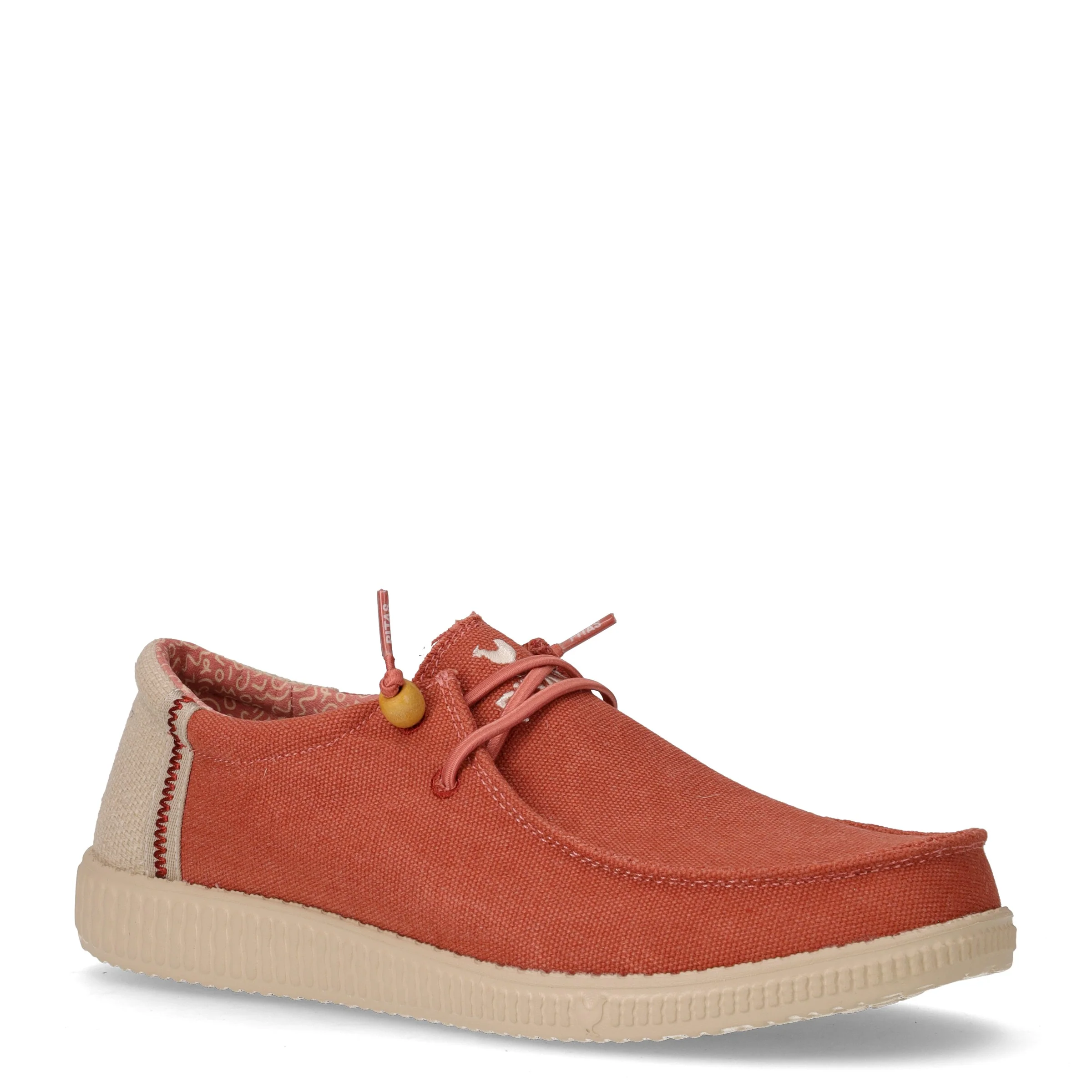 Stringata sportiva in tessuto rosso - Image 2