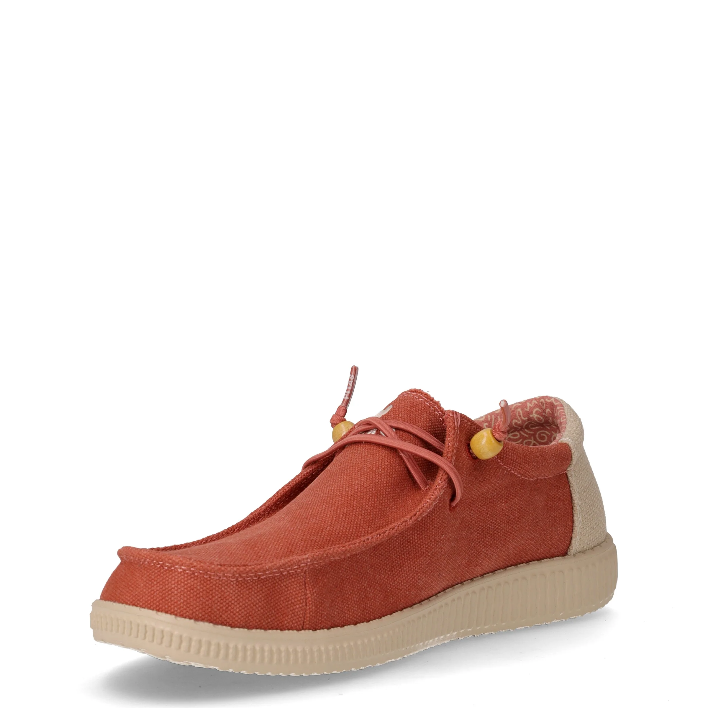 Stringata sportiva in tessuto rosso - Image 3