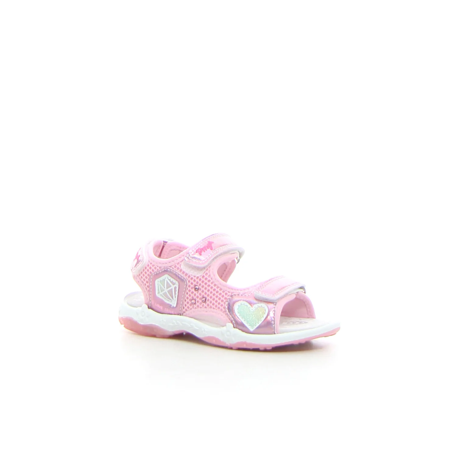 Sandalo con luci bambina rosa - Image 2
