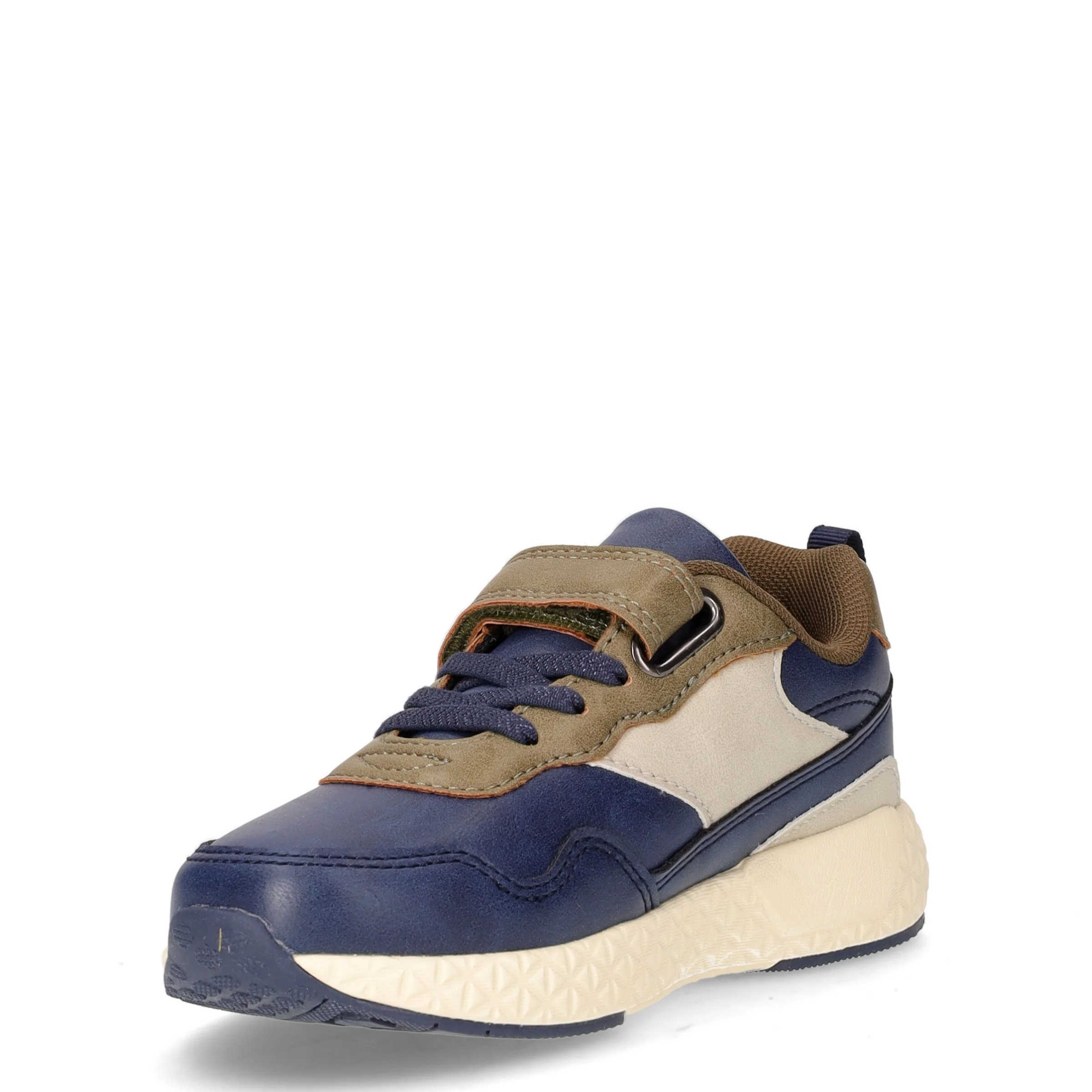 Sneaker in ecopelle bambino navy - Image 3