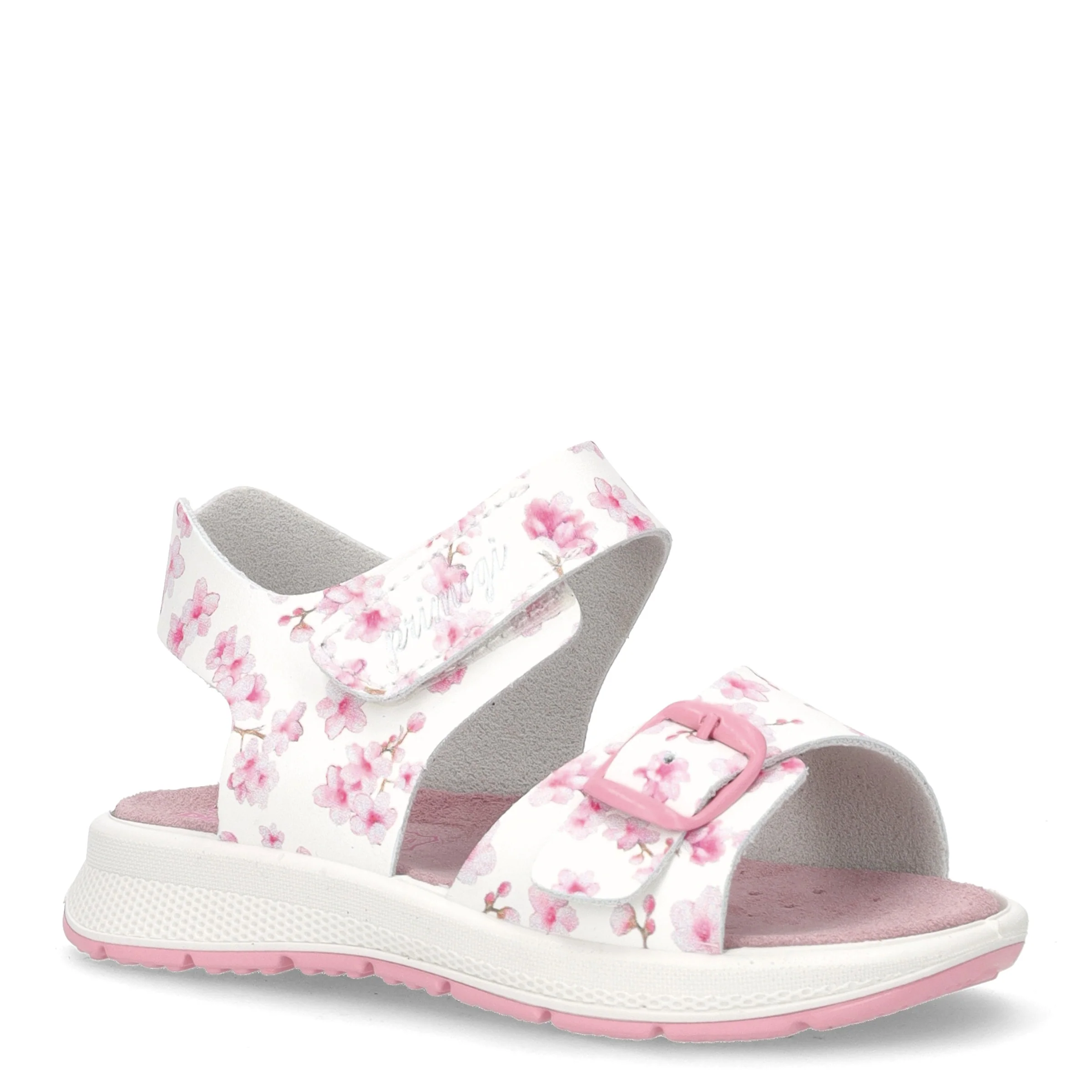 Sandalo in ecopelle bambina bianco rosa - Image 2