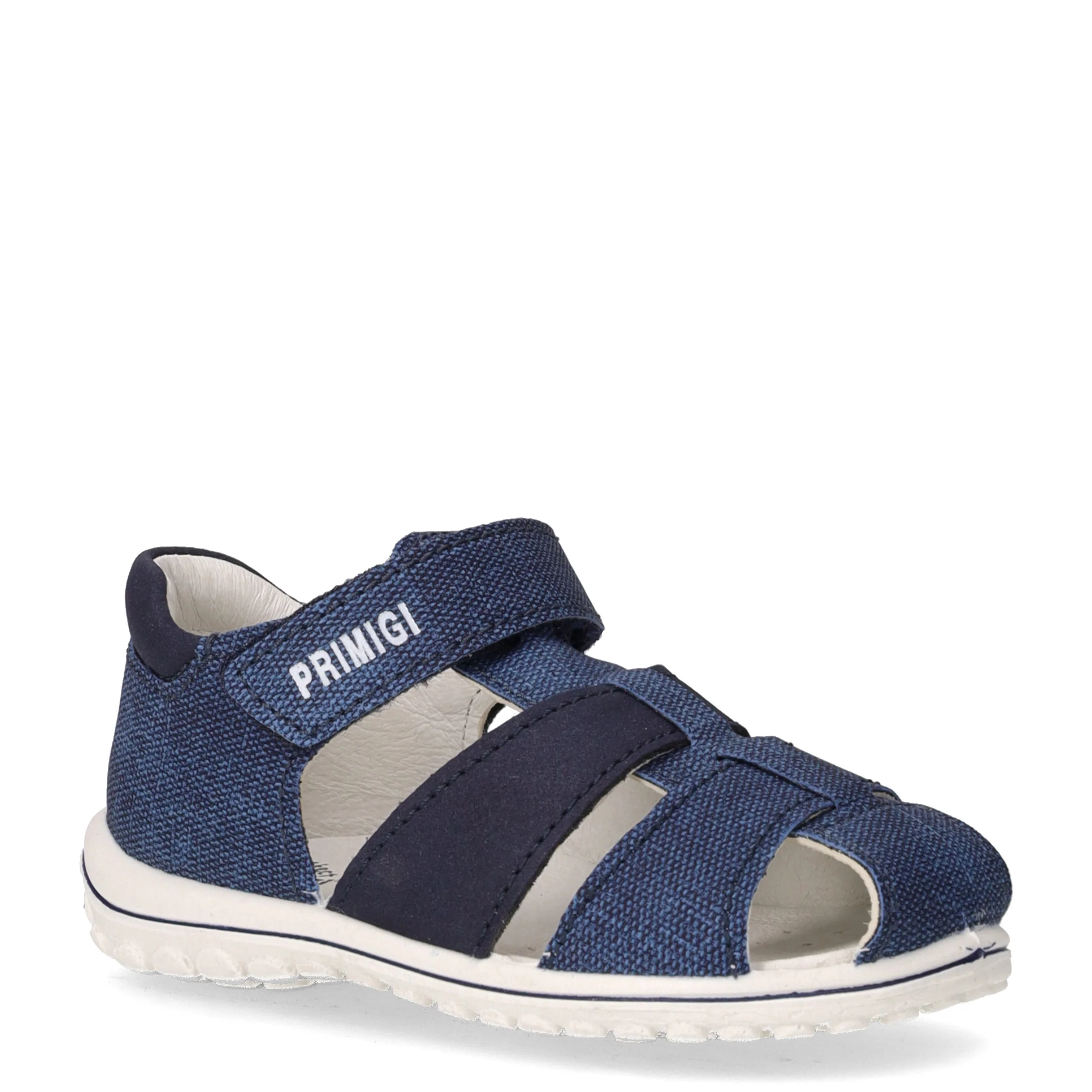 Sandalo in ecopelle bambino blu denim - Image 2