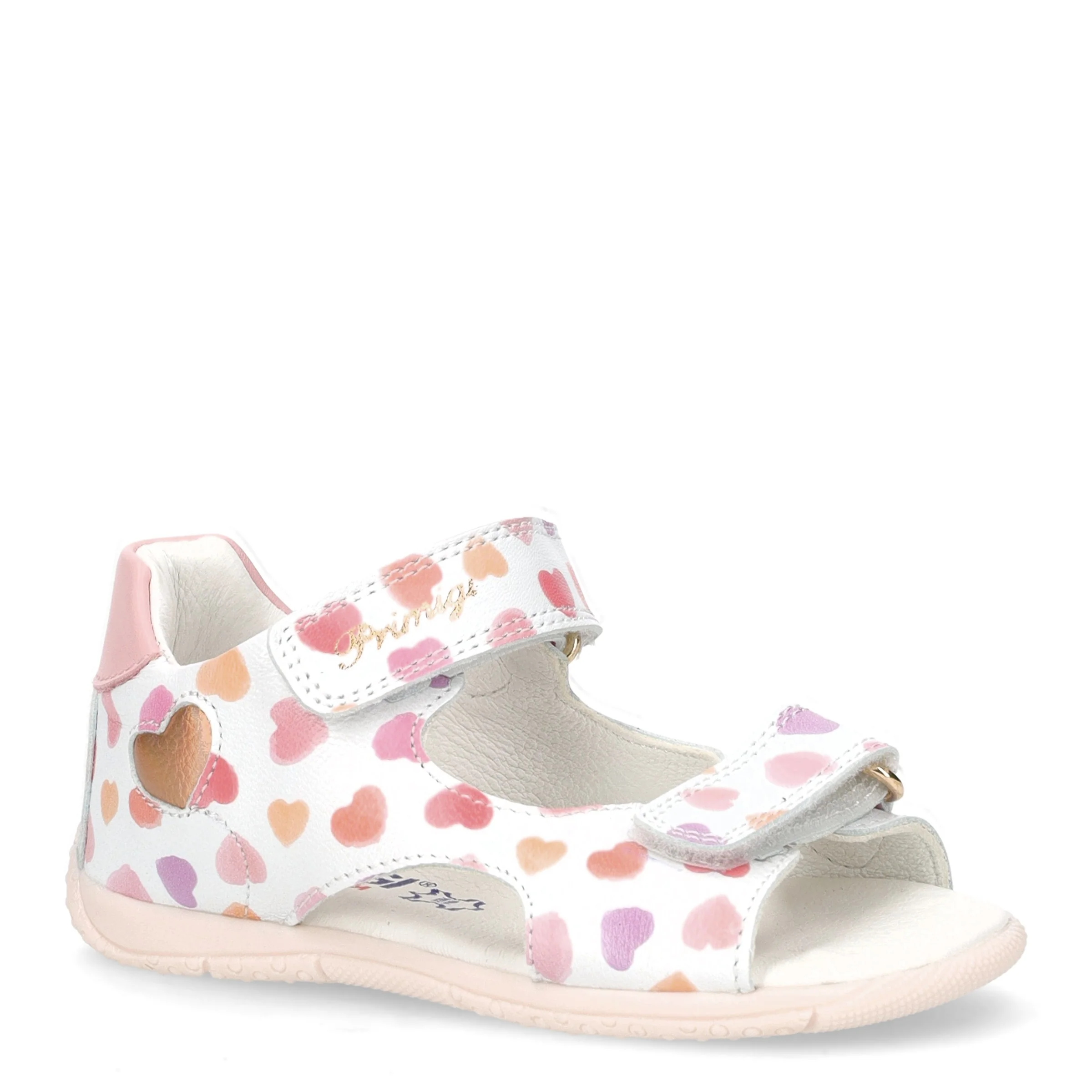 Sandalo in pelle bambina bianco multicolor - Image 2