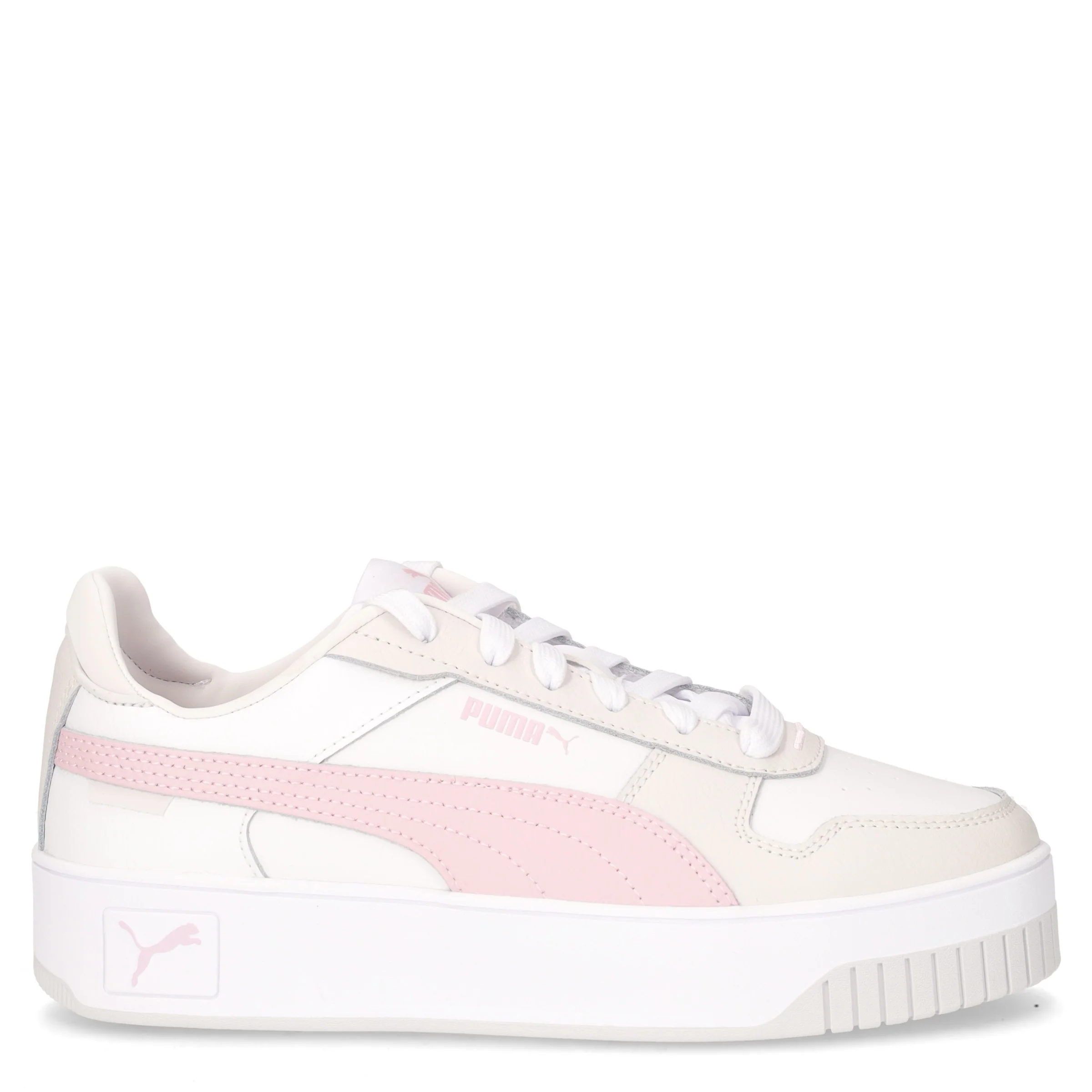 Carina Street sneaker ragazza in ecopelle bianco rosa