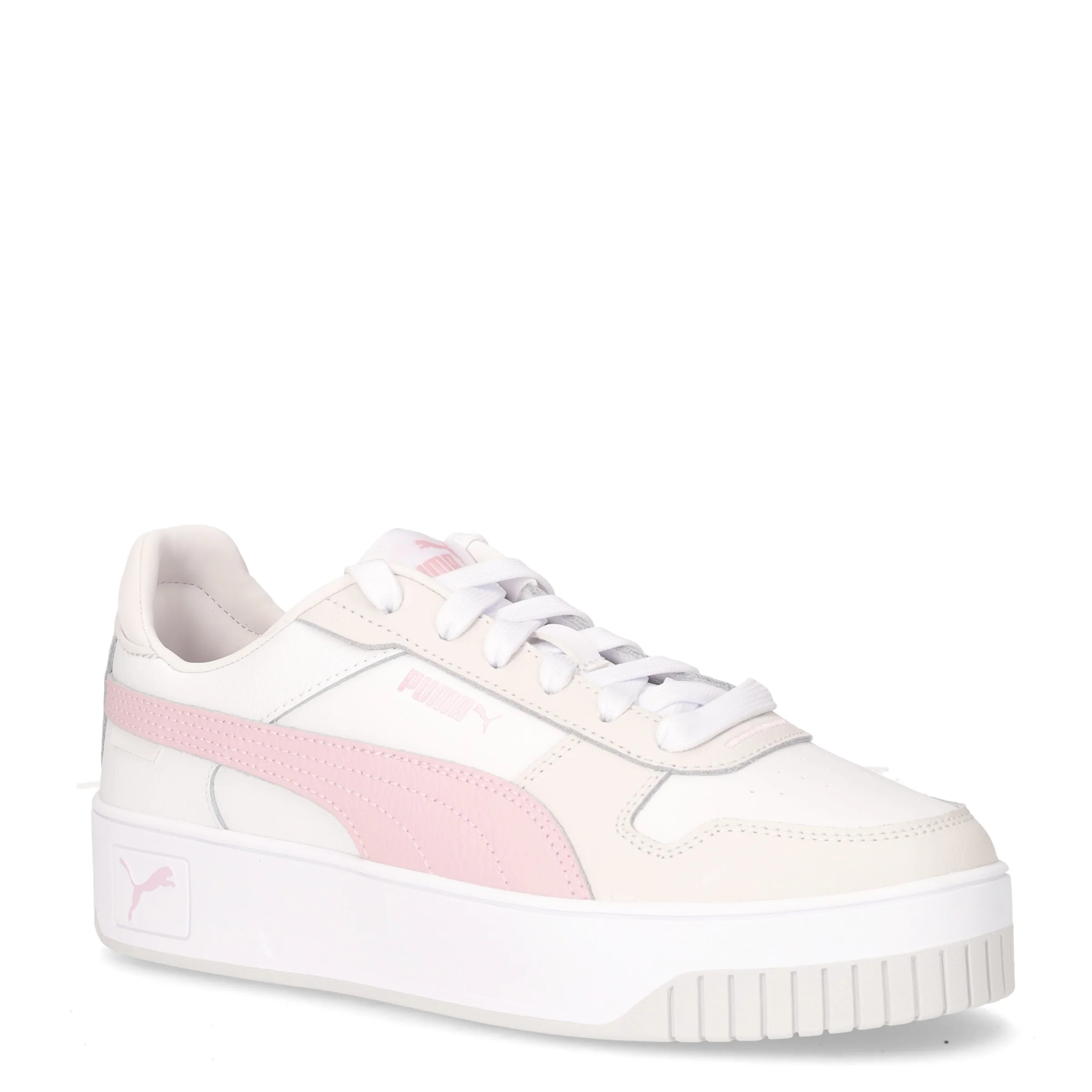 Carina Street sneaker ragazza in ecopelle bianco rosa - Image 2
