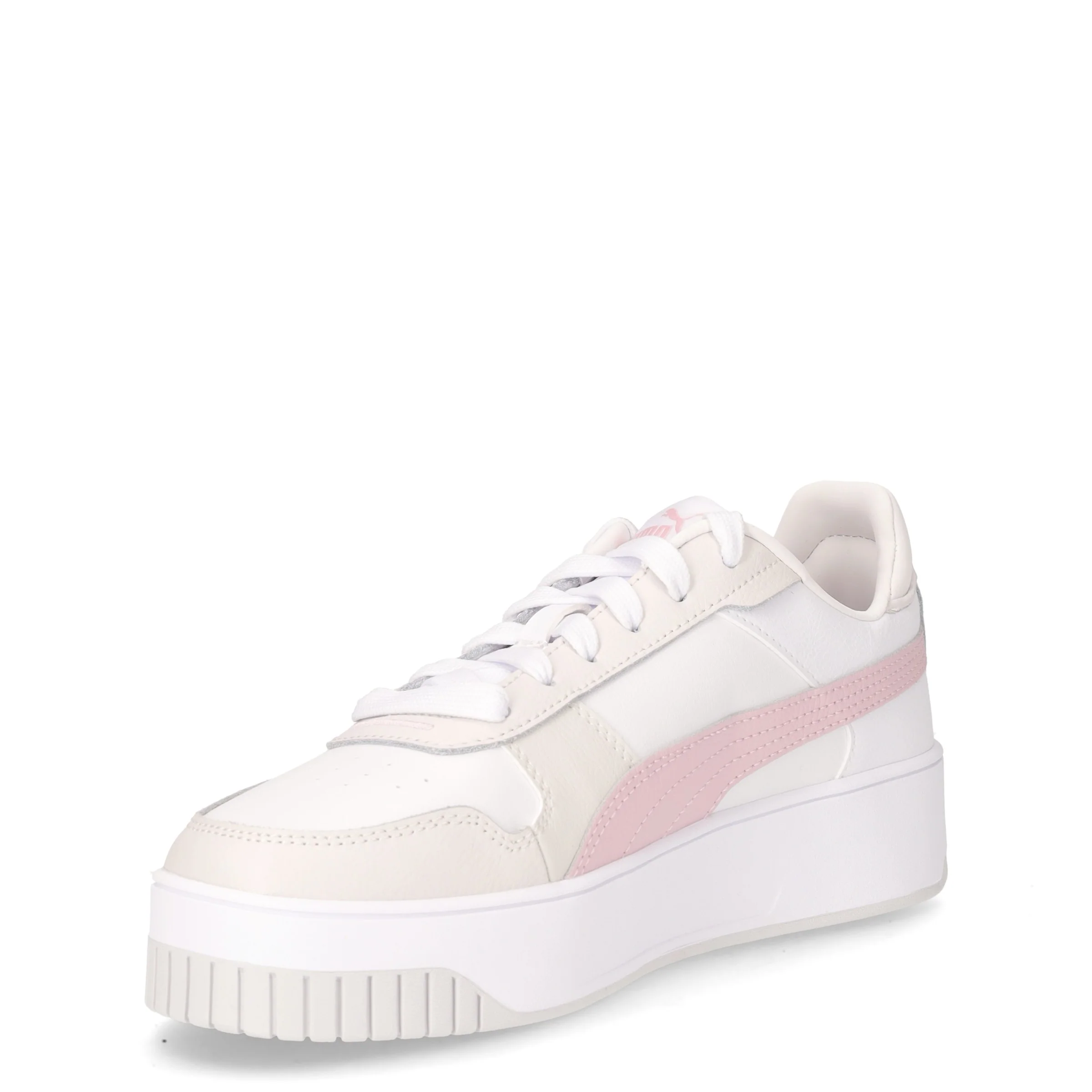 Carina Street sneaker ragazza in ecopelle bianco rosa - Image 3