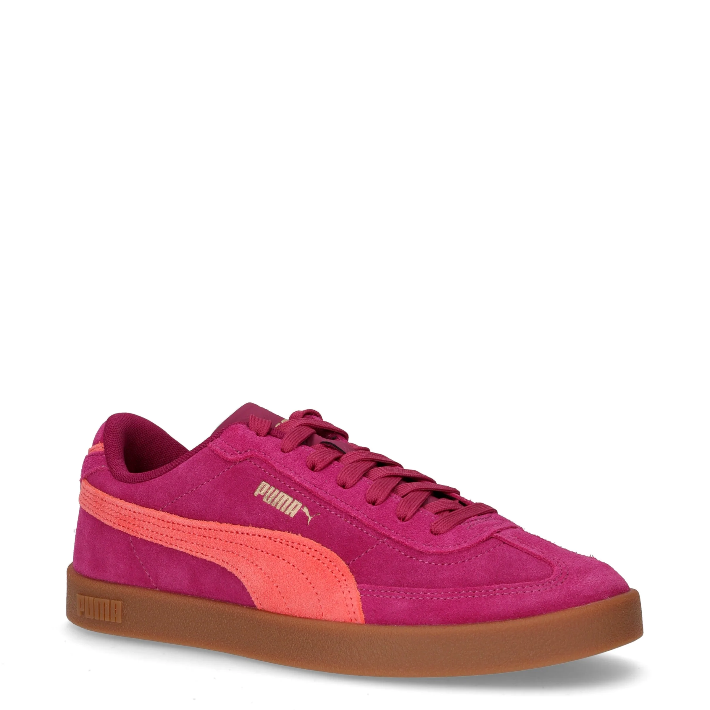 Club II Era Suede sneaker in pelle fuxia pesca - Image 2