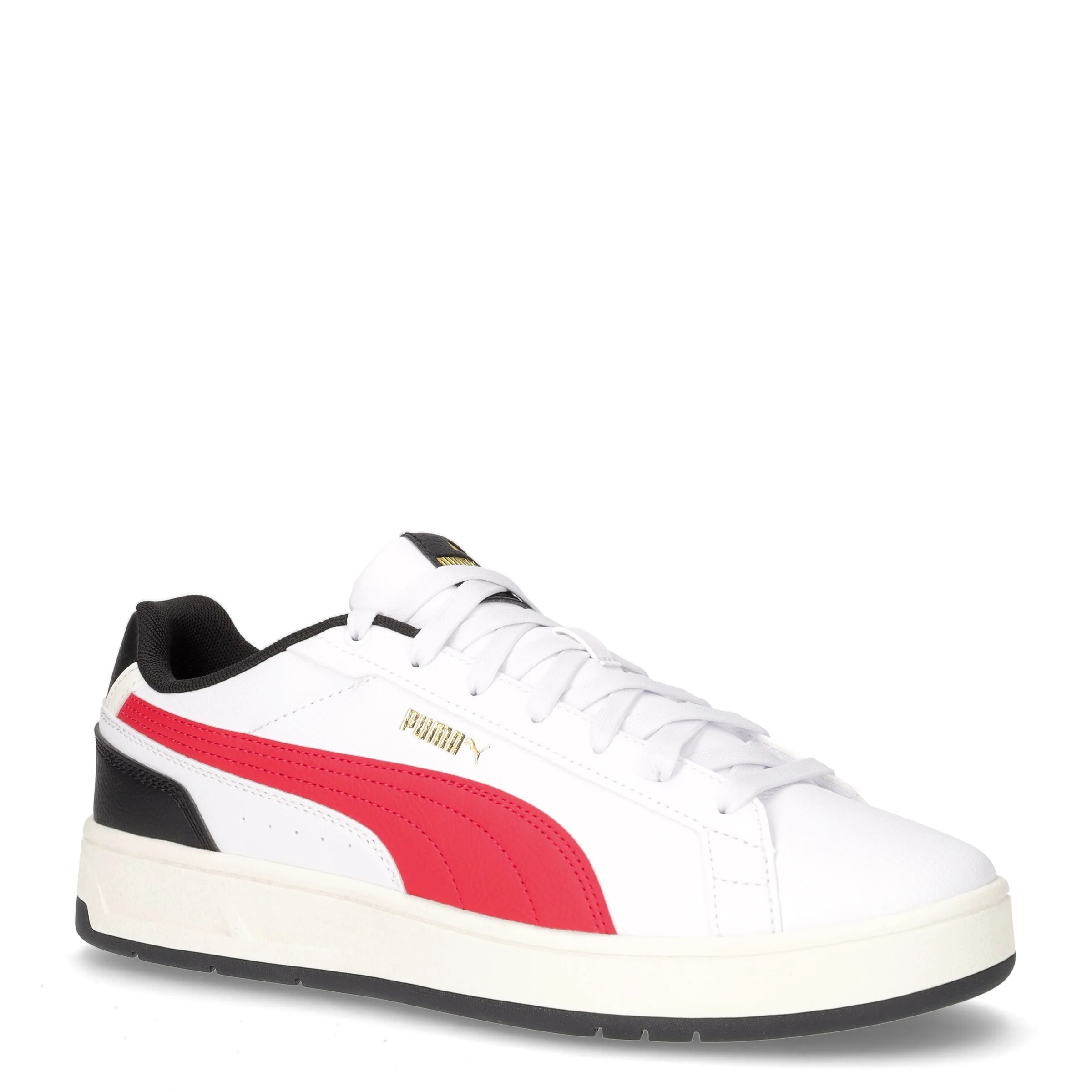 Court classico sneaker in ecopelle bianco rosso - Image 2