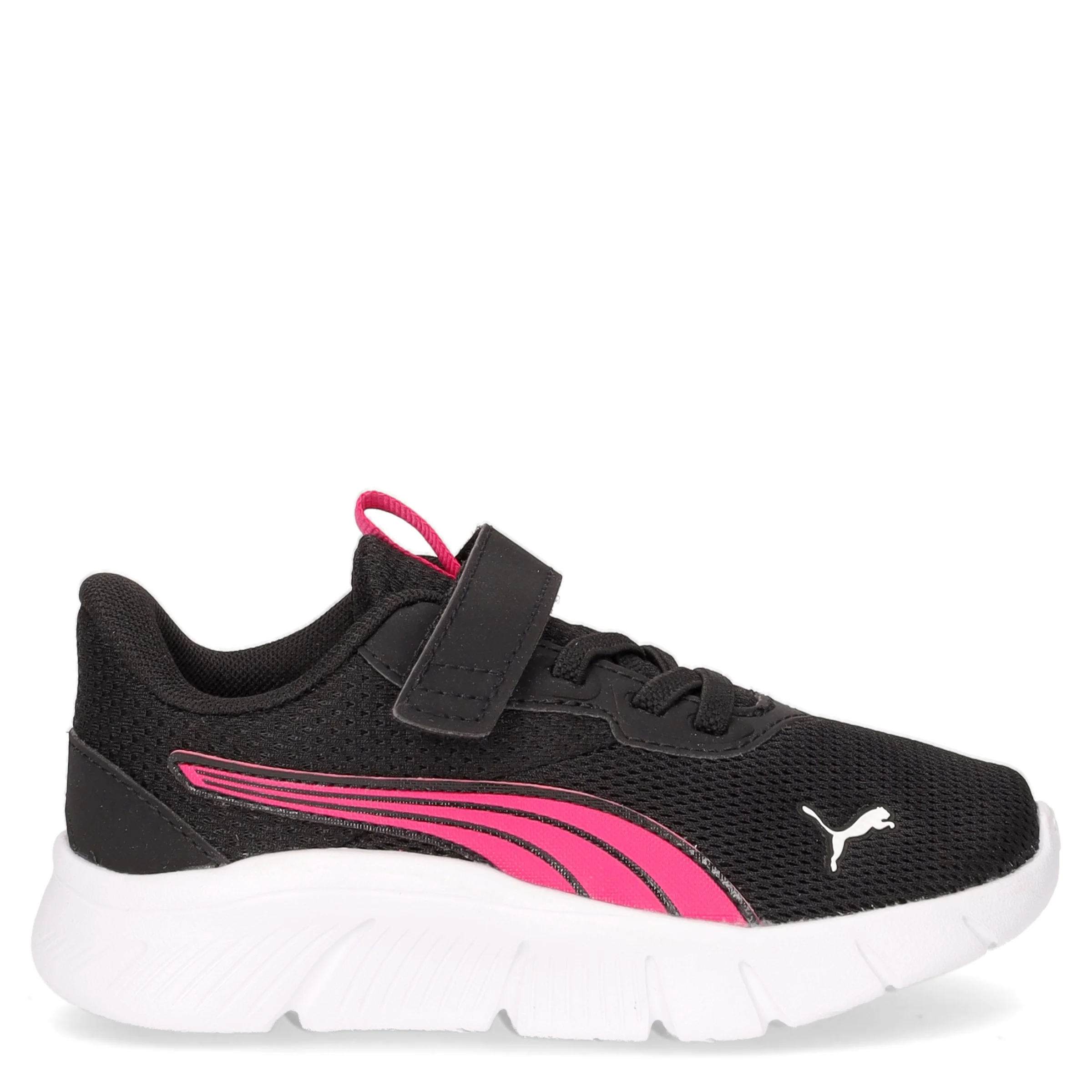 FlexFocus Modern sneaker bambina in tessuto nero fuxia