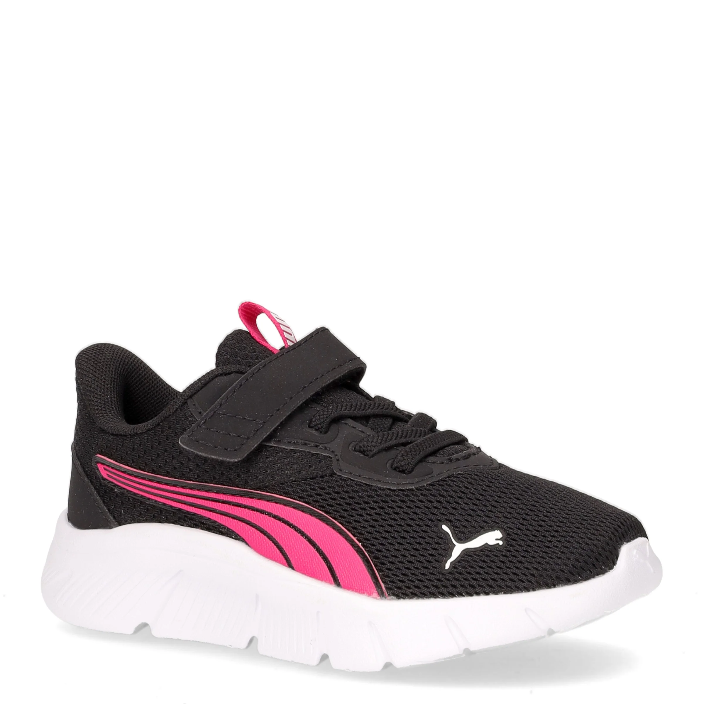 FlexFocus Modern sneaker bambina in tessuto nero fuxia - Image 2