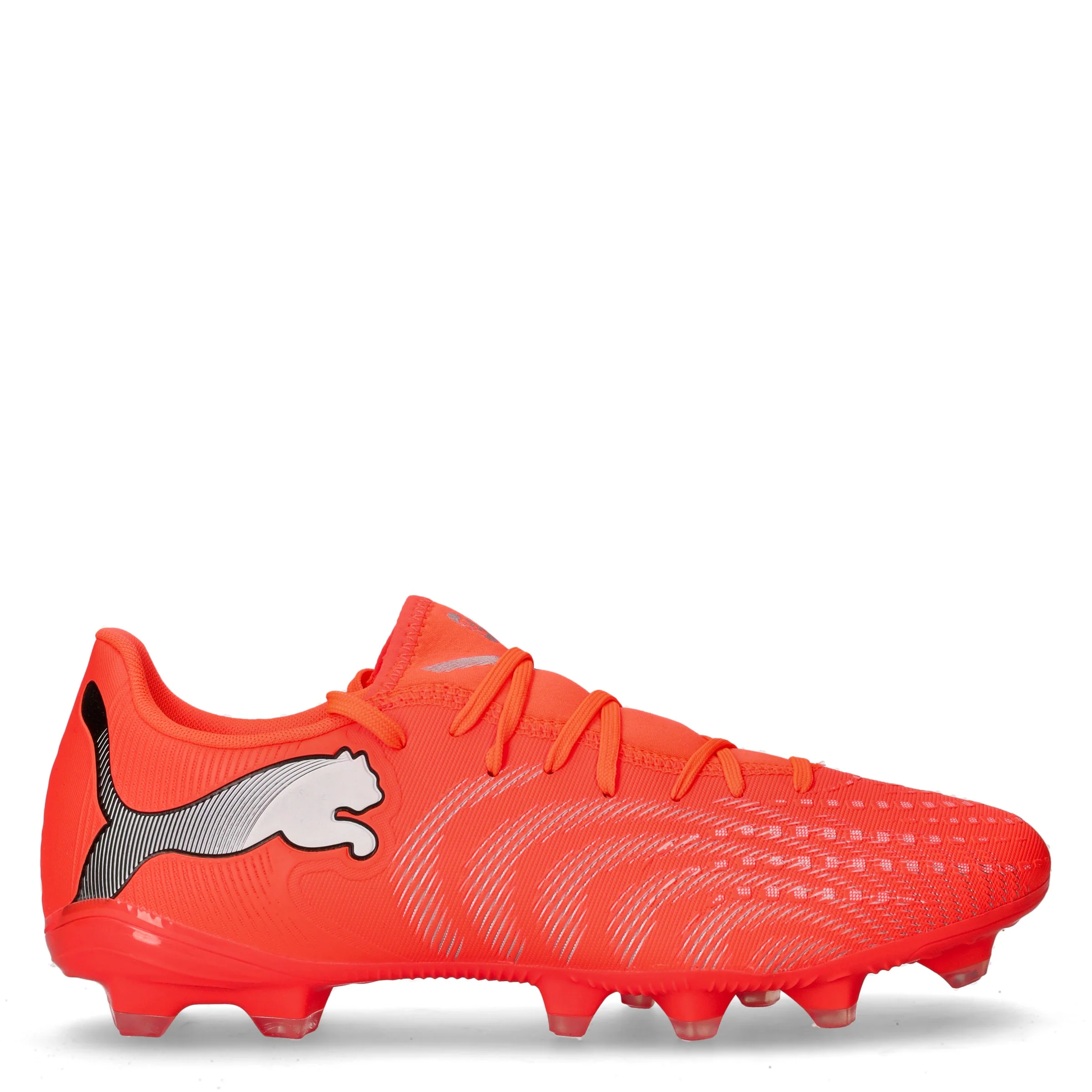 Future 9 Play FG/AG scarpa da calcio rosso fluo