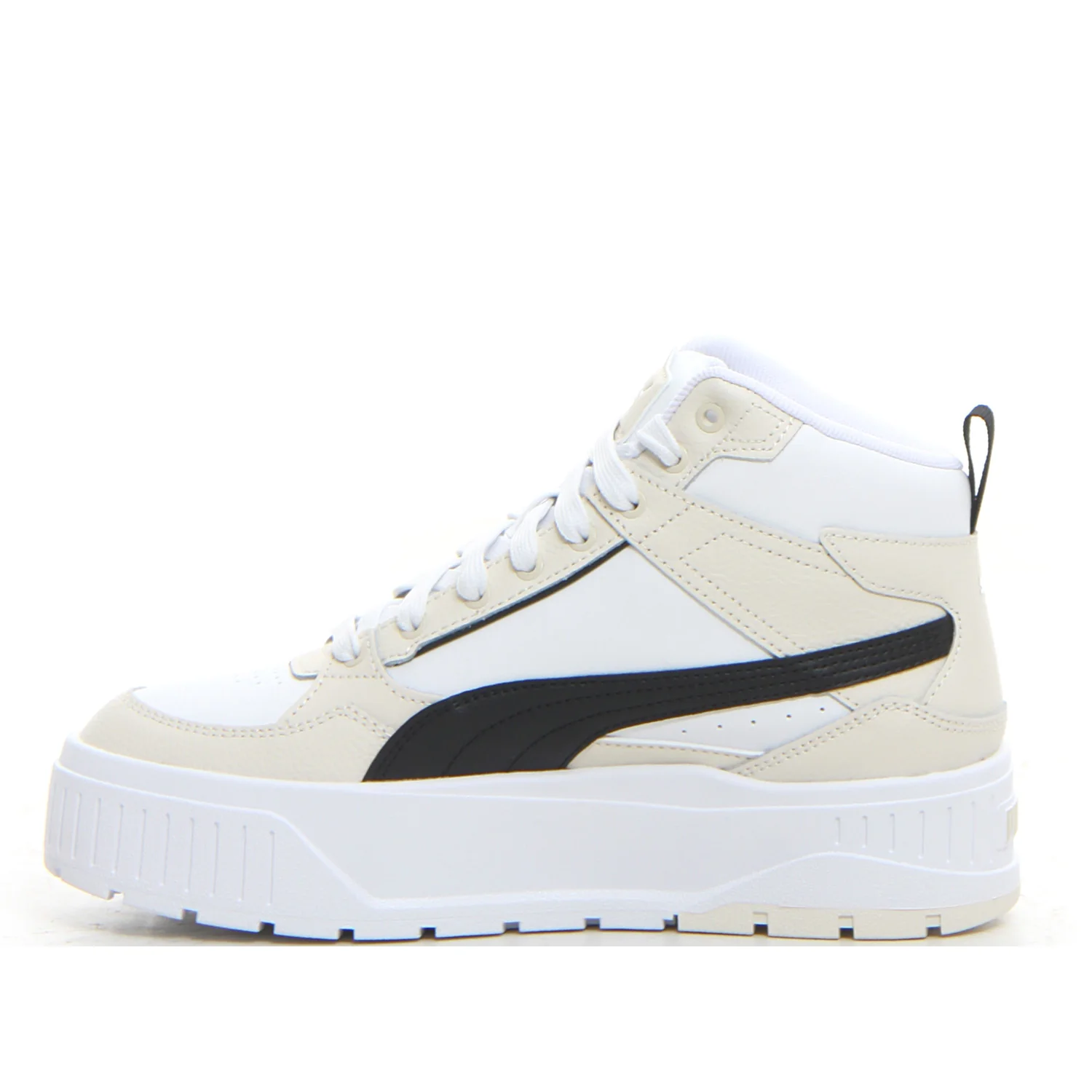 Karmen II Idol mid sneaker con platform white black - Image 2
