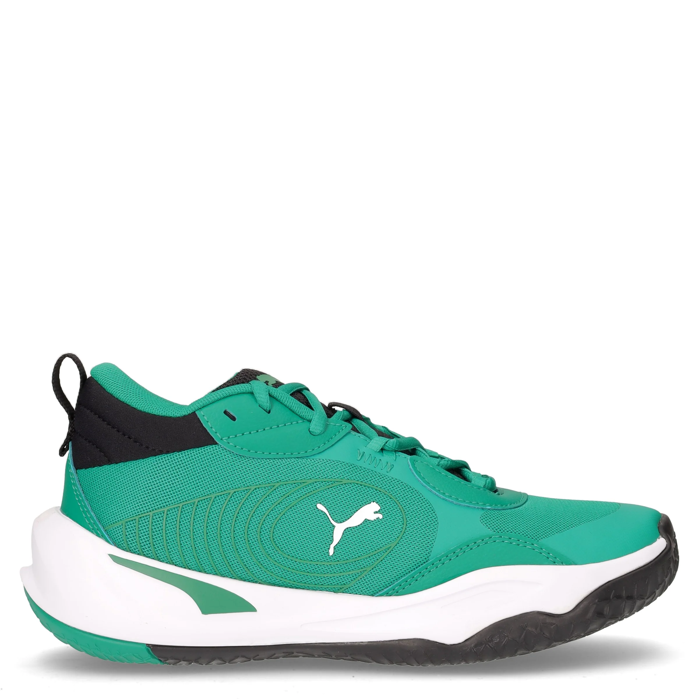 Playmaker Pro Jr scarpa da basket ragazzo in ecopelle e tessuto verde