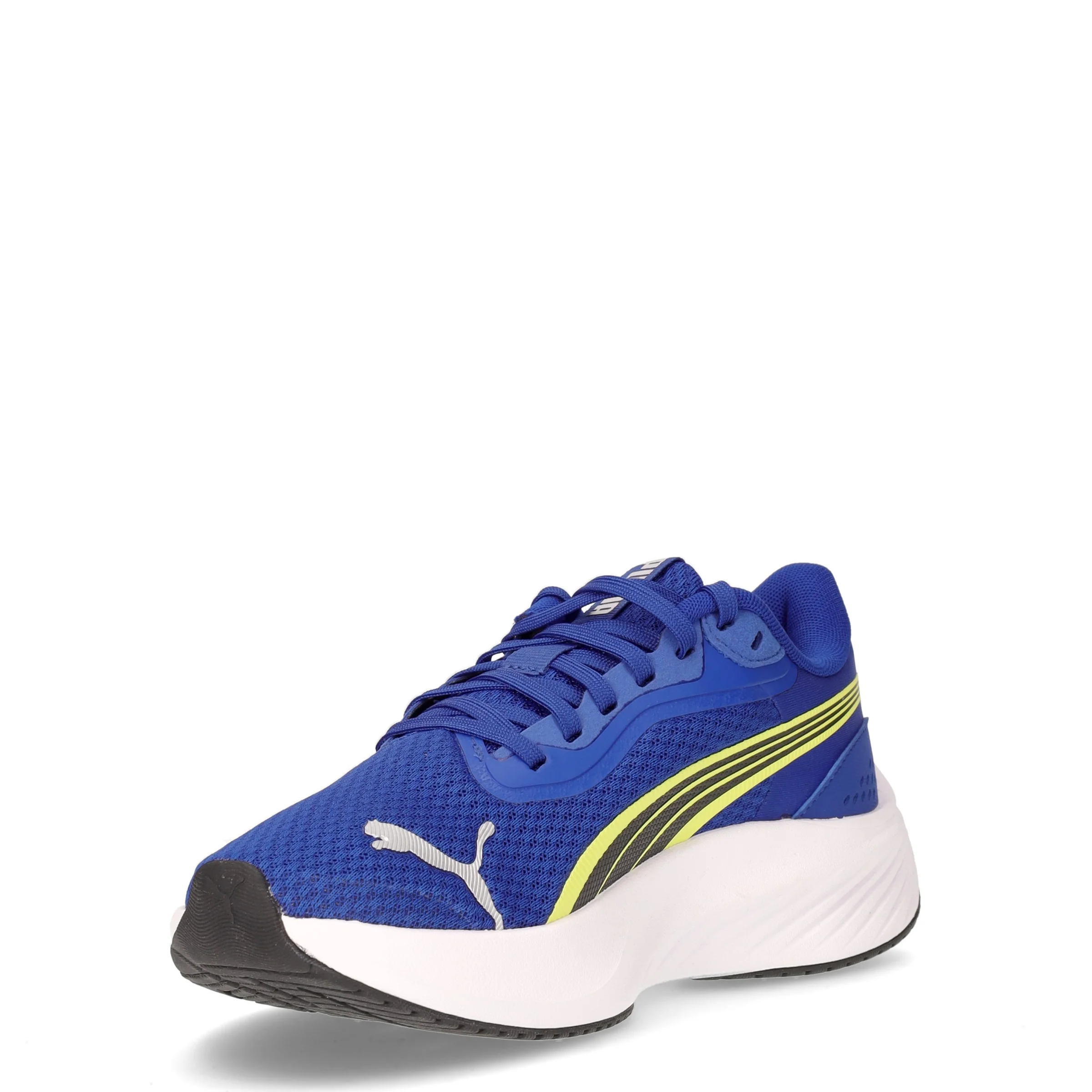 Pounce Lite Jr sneaker ragazzo in tessuto blu - Image 3