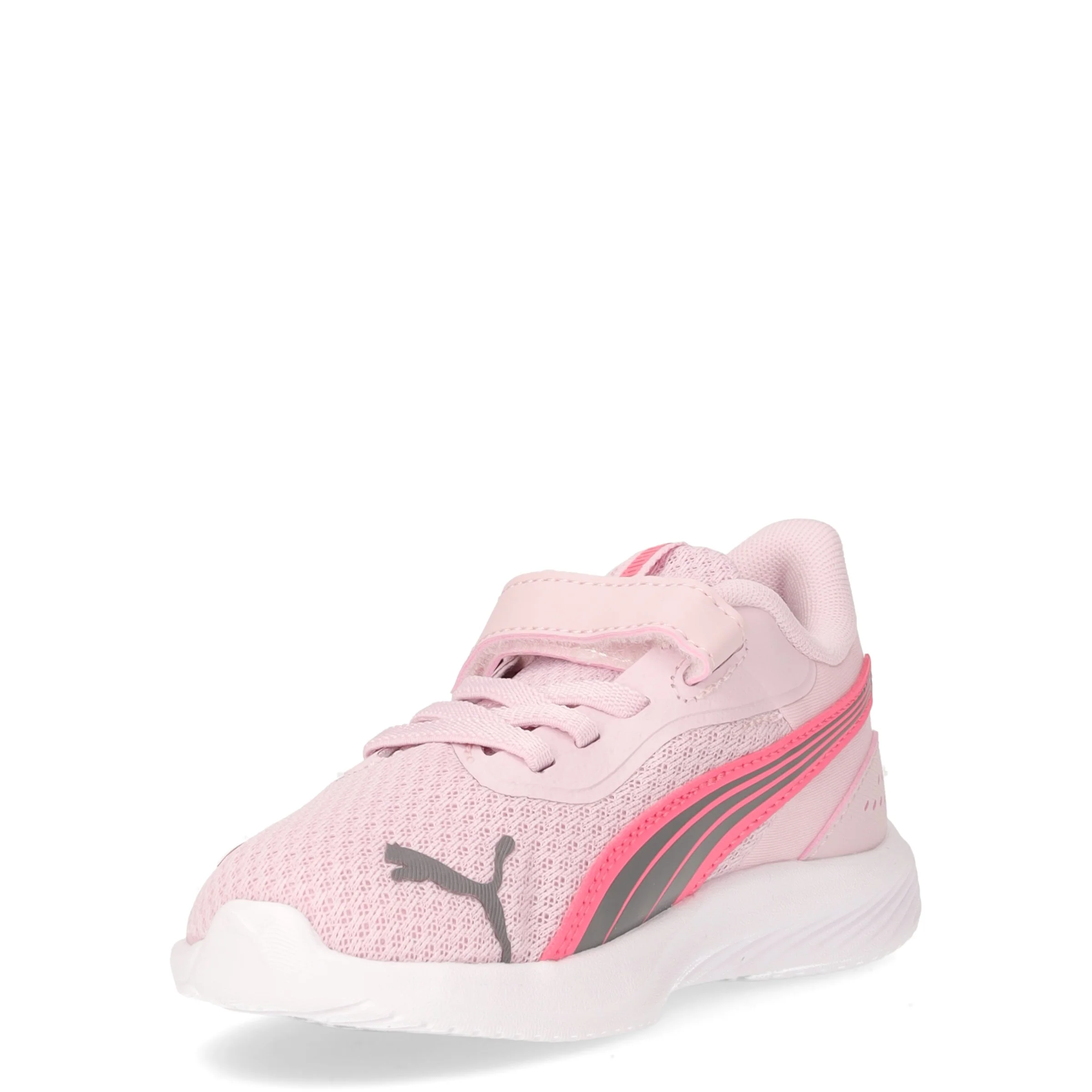 Pounce sneaker bambina in tessuto rosa malva - Image 3