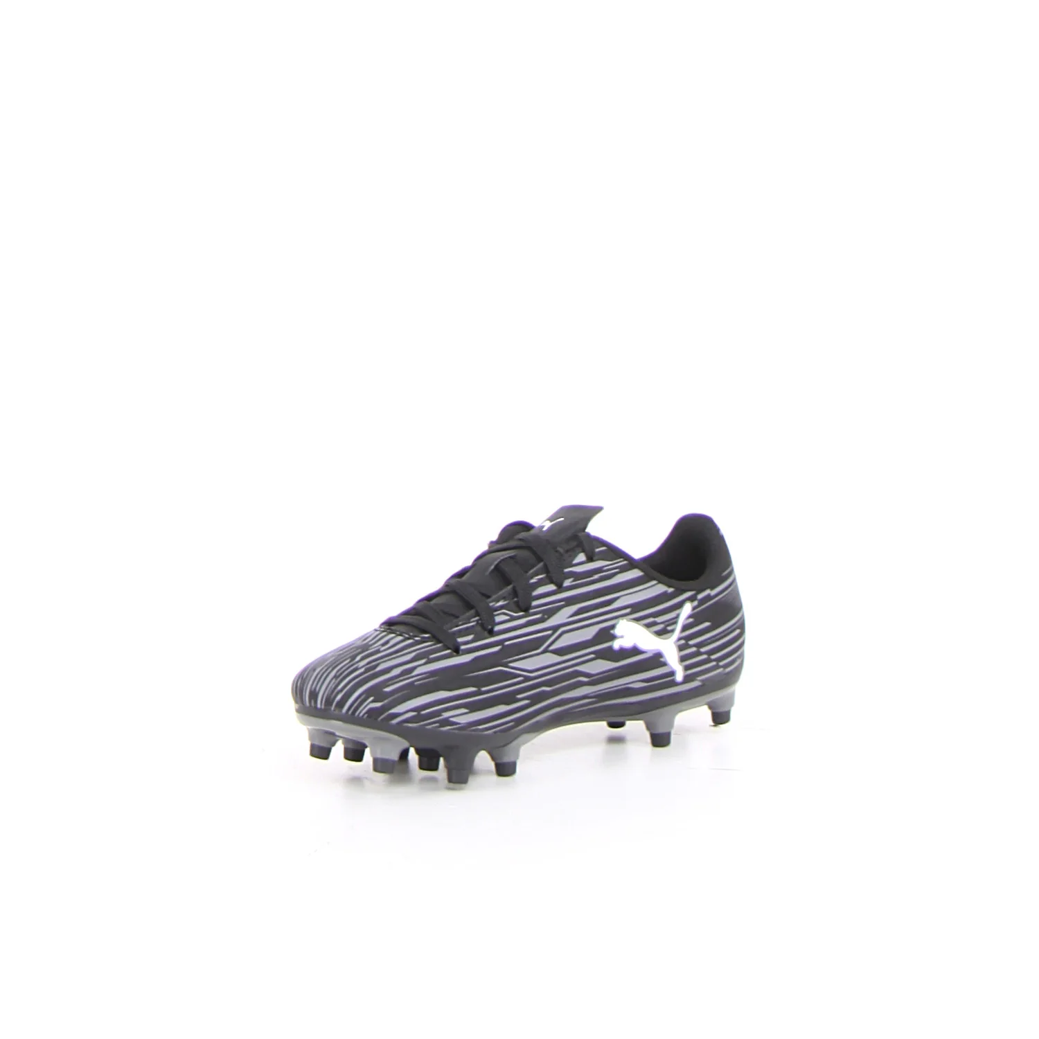 Rapido III FG/AG scarpa da calcio bambino nero bianco - Image 3