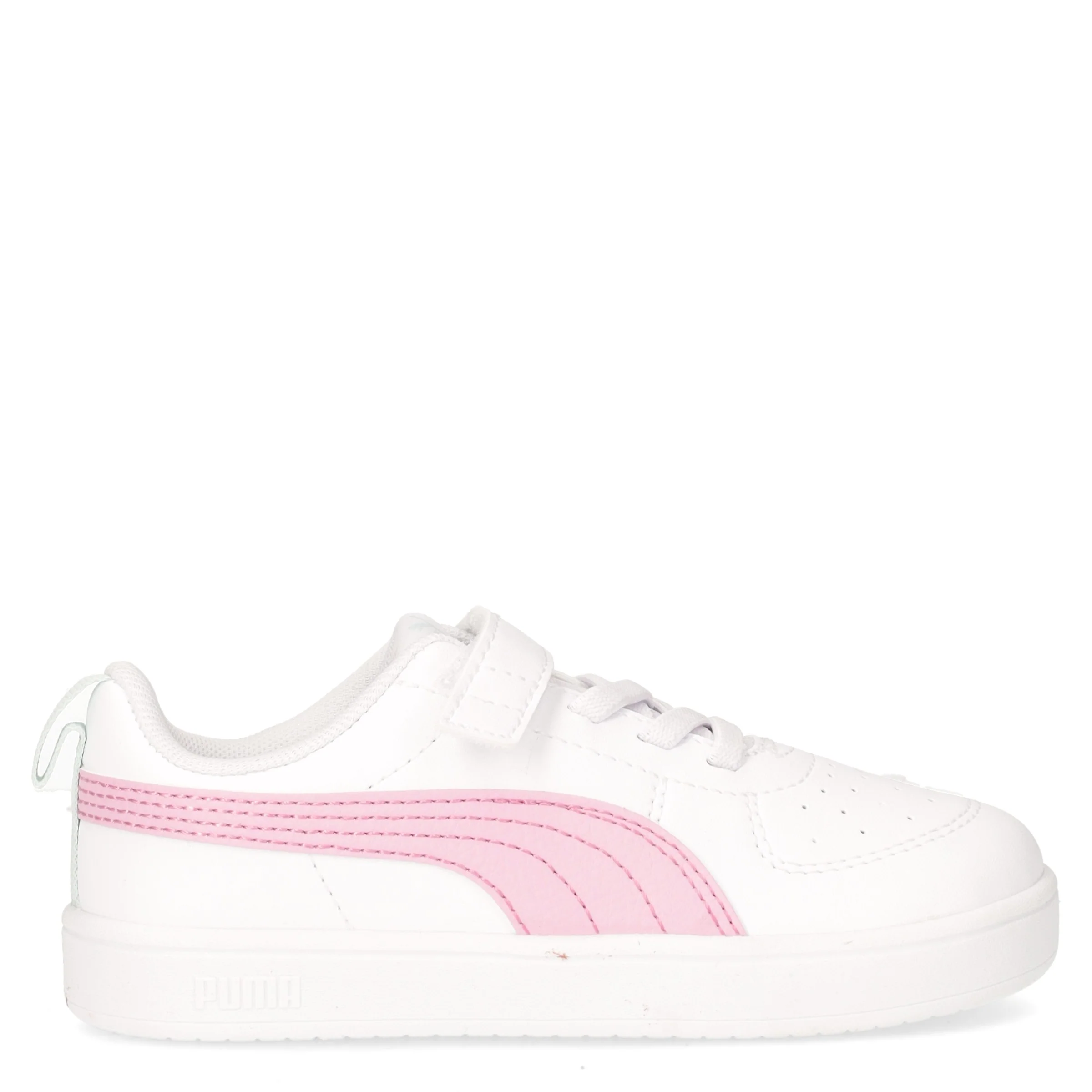 Rickie sneaker bambina in ecopelle bianco rosa