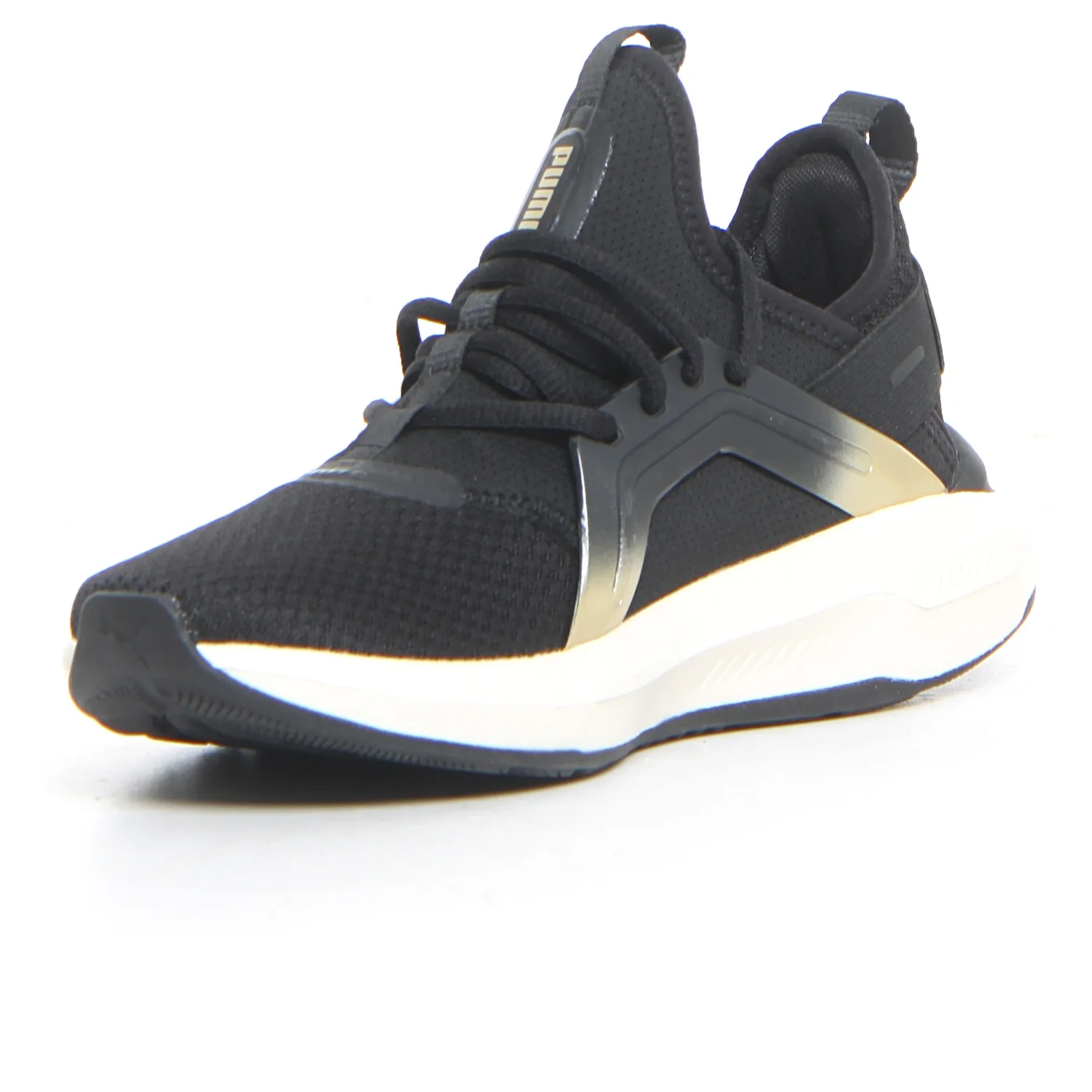 Softride Enzo 5 Metallic sneaker in tessuto nero - Image 3
