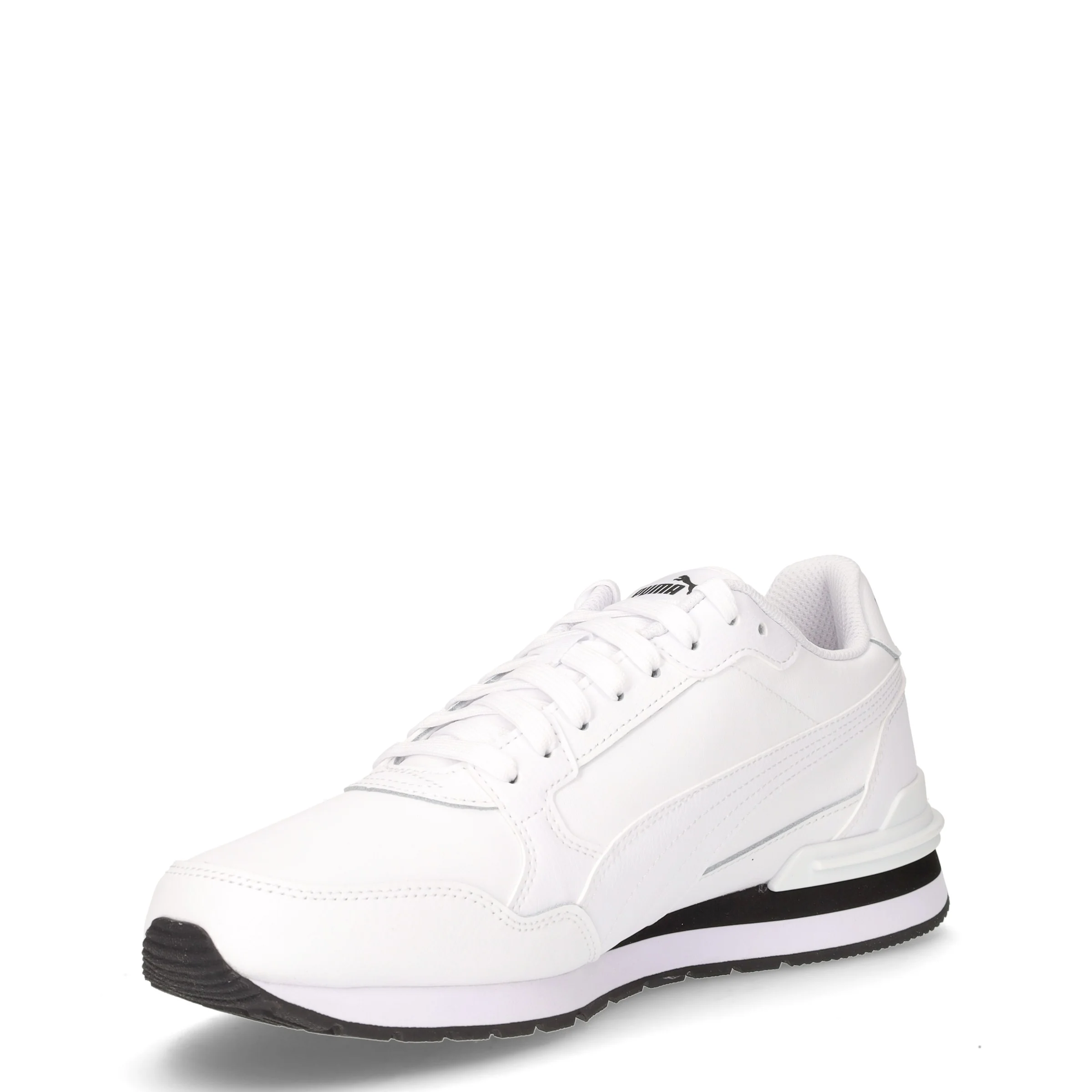 ST Runner v4 sneaker in pelle ed ecopelle bianco - Image 3