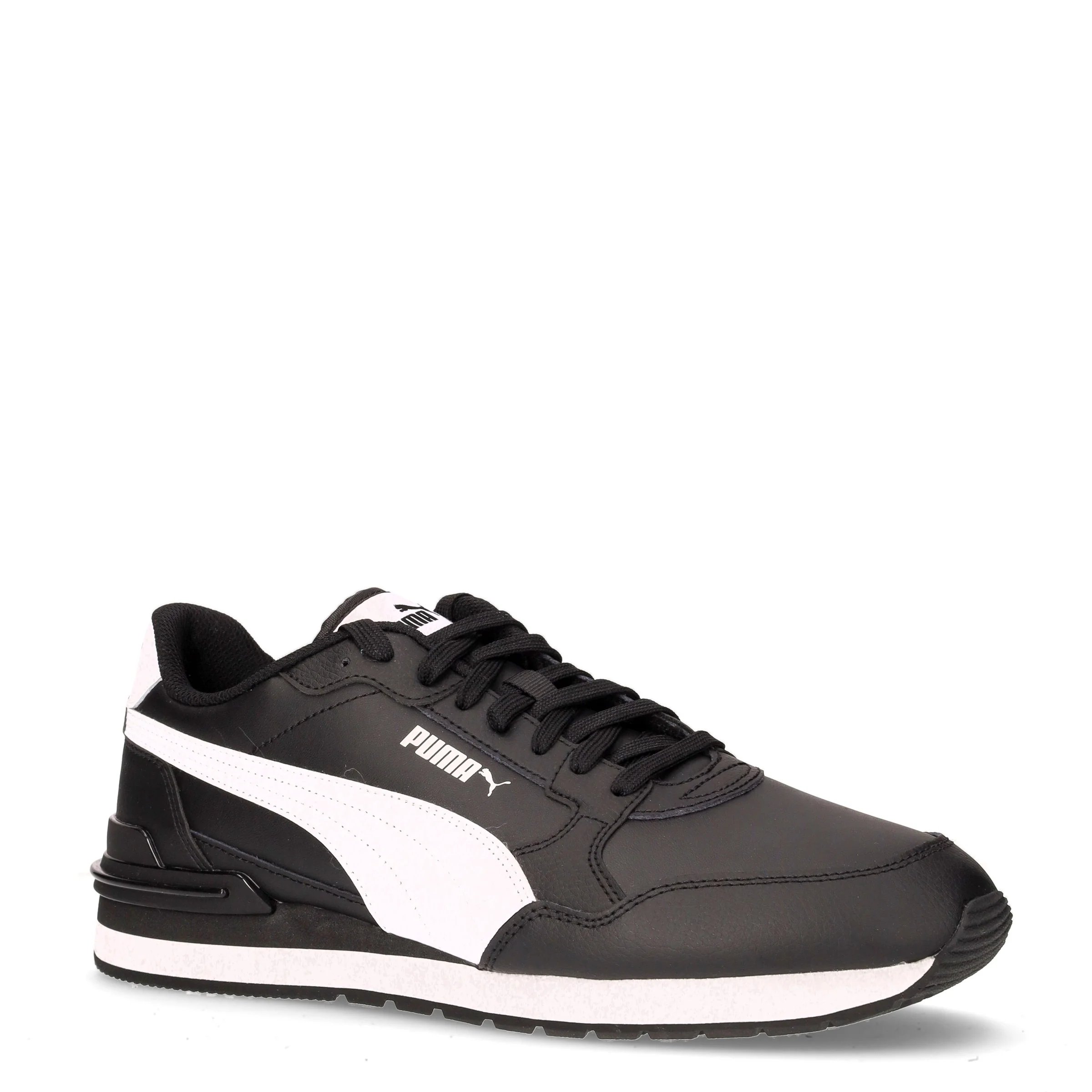 ST Runner v4 sneaker in pelle nero bianco - Image 2