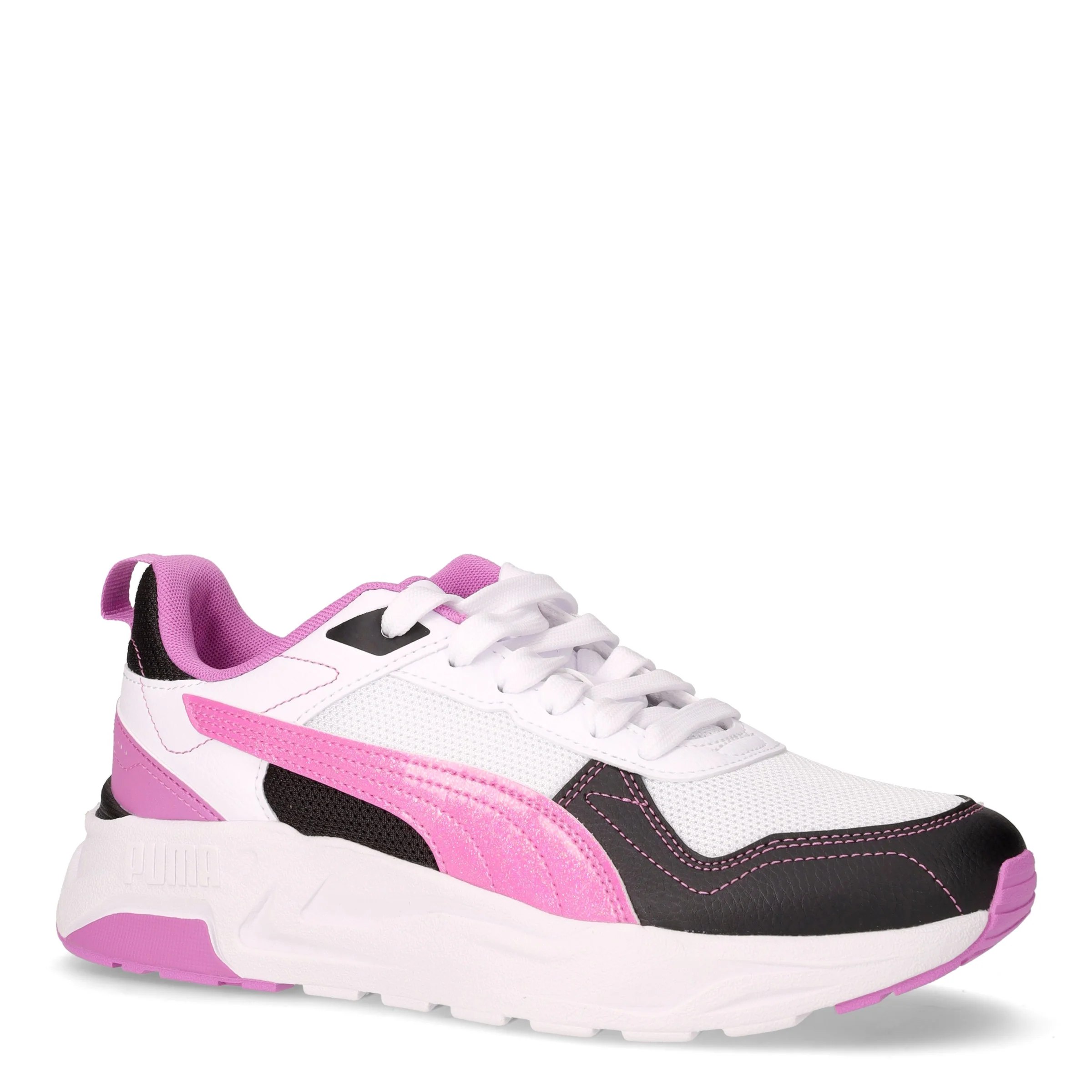 Trinity 2 LT Jelly Heaven sneaker ragazza in tessuto ed ecopelle bianco malva nero - Image 2
