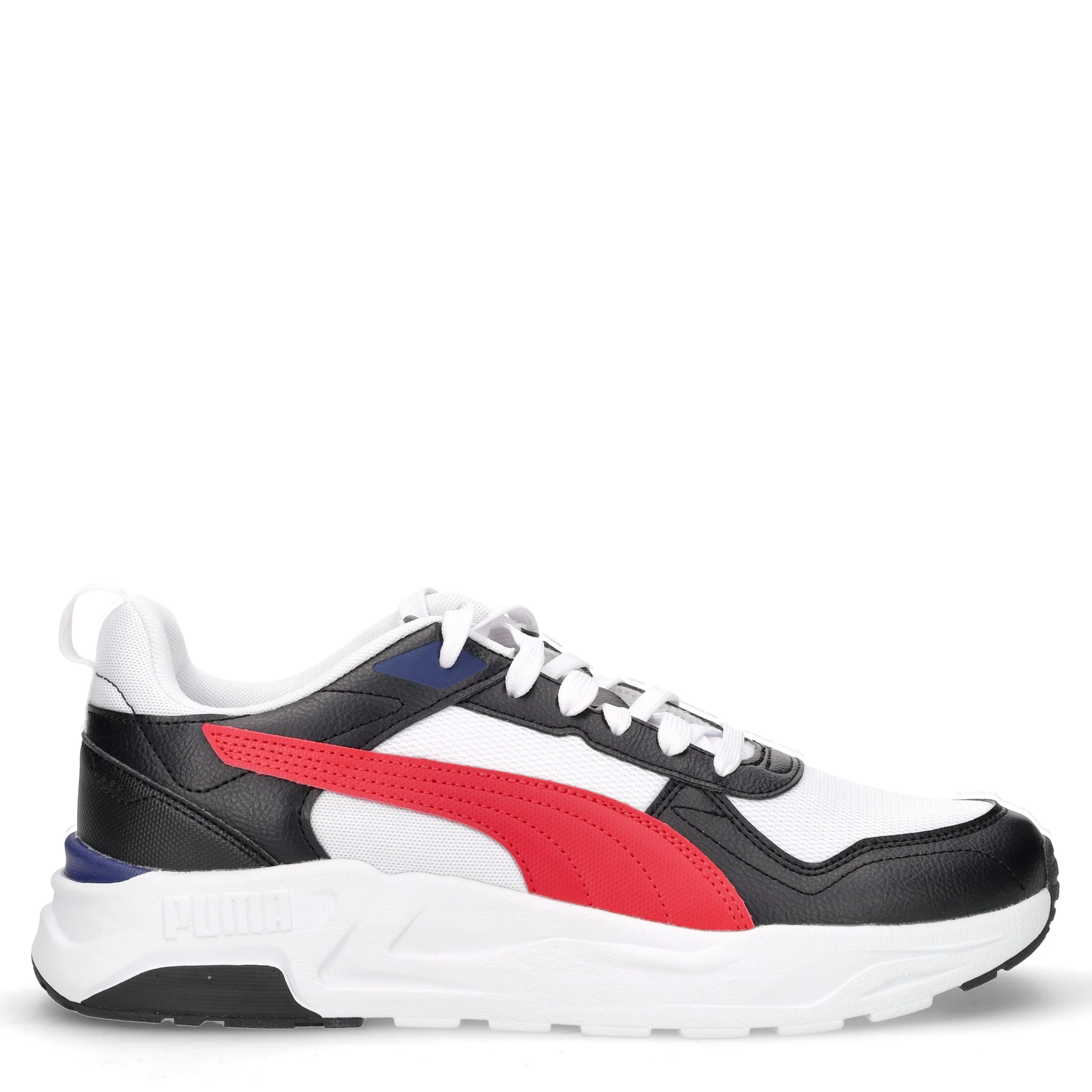 Trinity 2 sneaker in ecopelle e tessuto bianco nero rosso