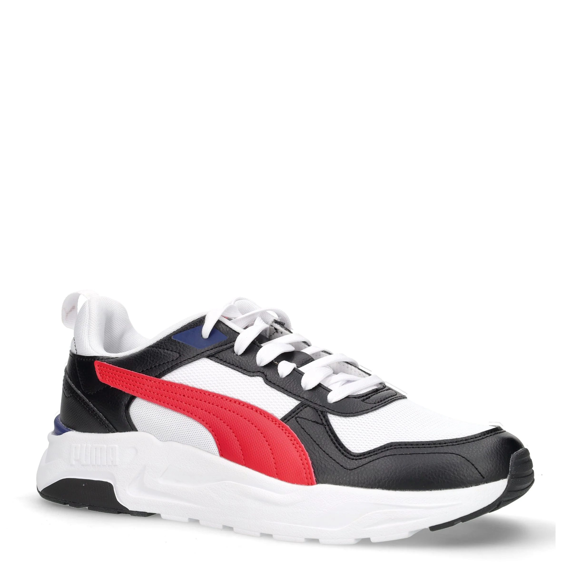 Trinity 2 sneaker in ecopelle e tessuto bianco nero rosso - Image 2