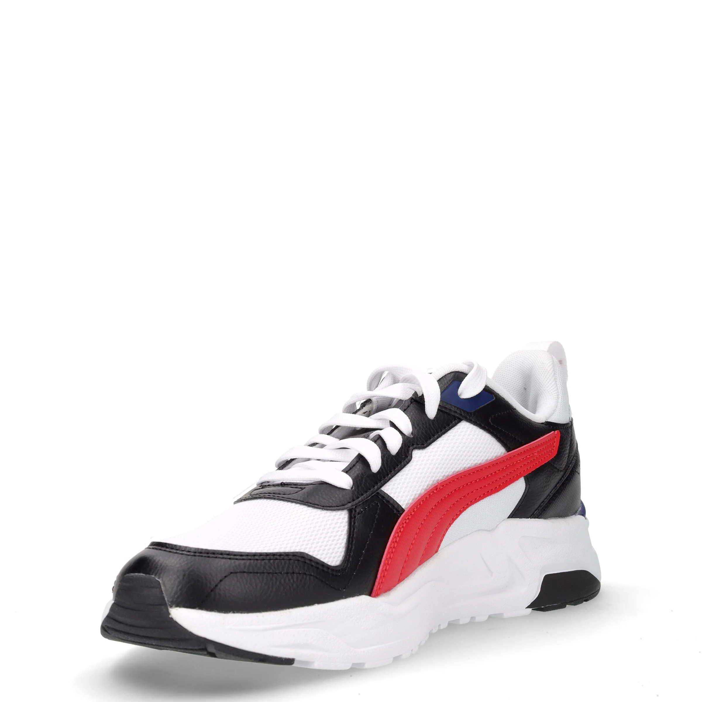 Trinity 2 sneaker in ecopelle e tessuto bianco nero rosso - Image 3