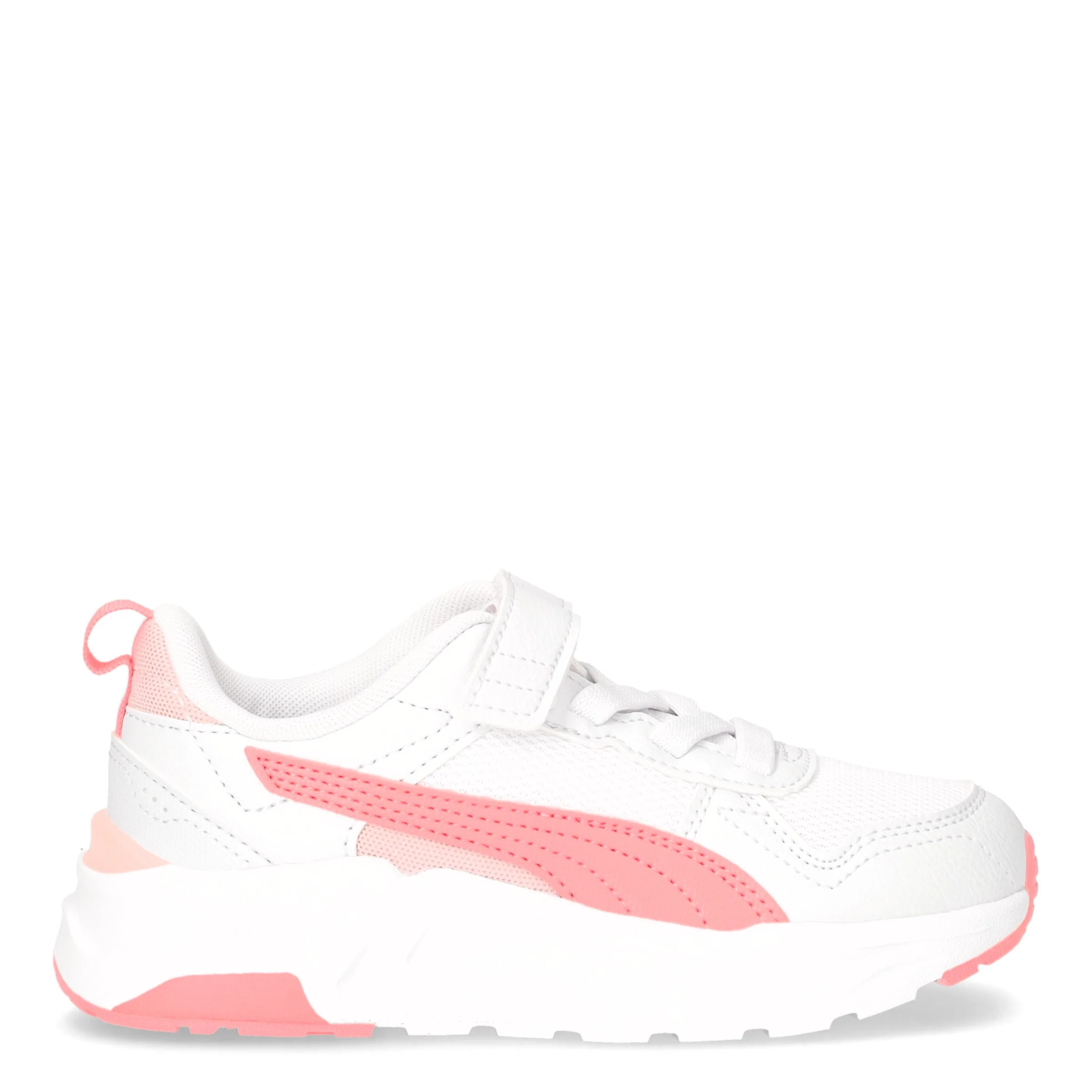 Trinity 2 sneaker in tessuto ed ecopelle bambina bianco rosa