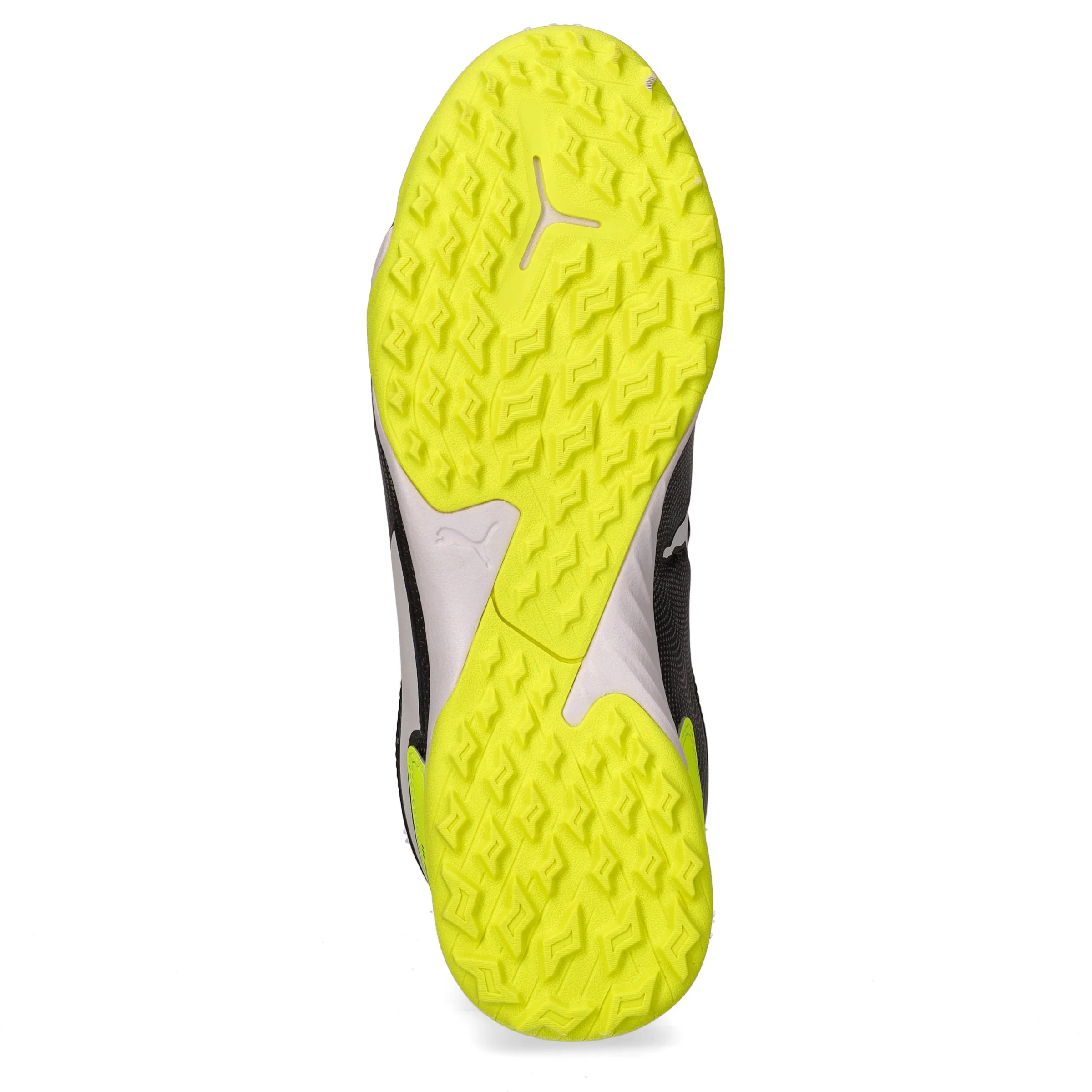 Truco III TT scarpa da calcetto in ecopelle nero bianco giallo - Image 4