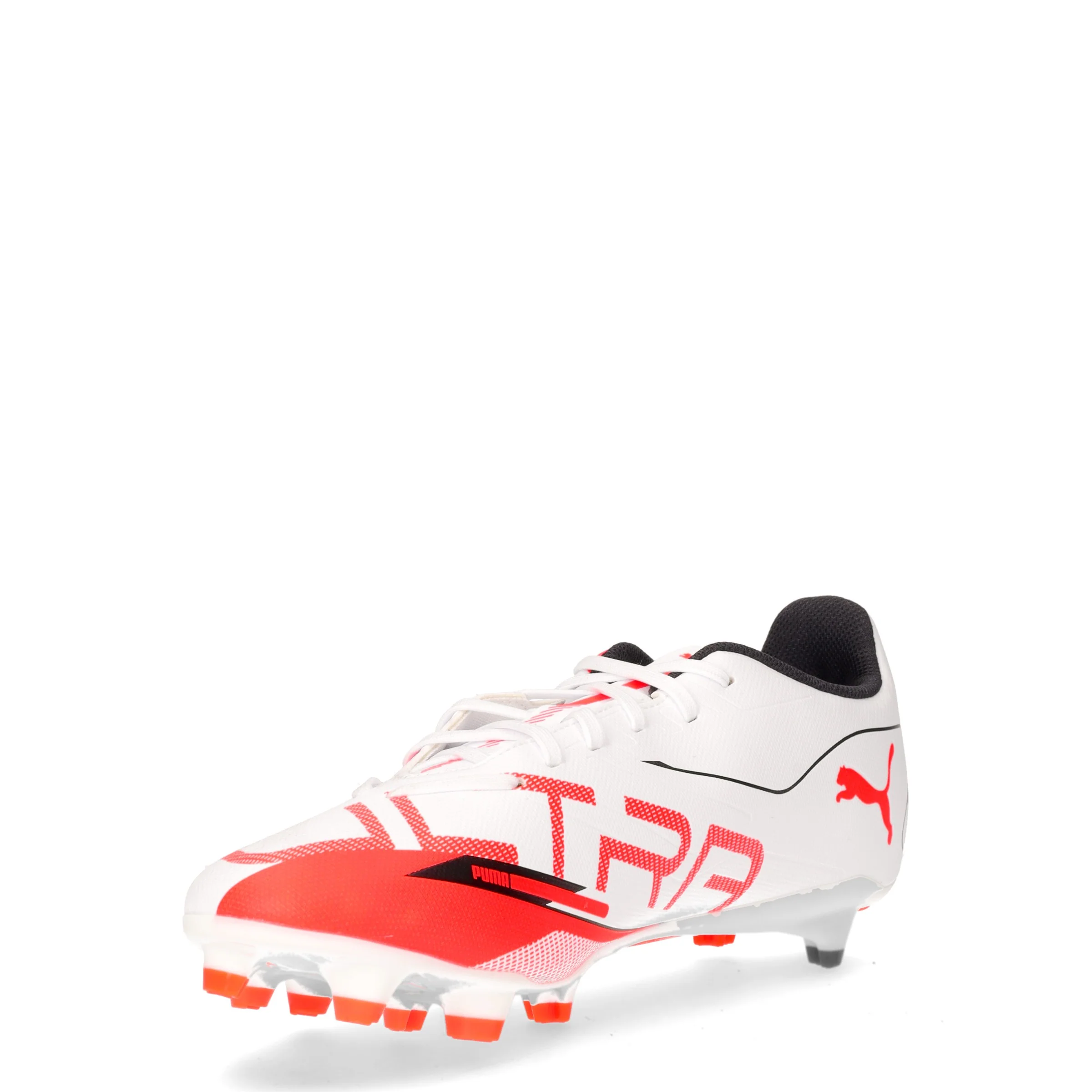Ultra 5 Play FG/AG scarpa da calcio in ecopelle bianco nero rosso - Image 3