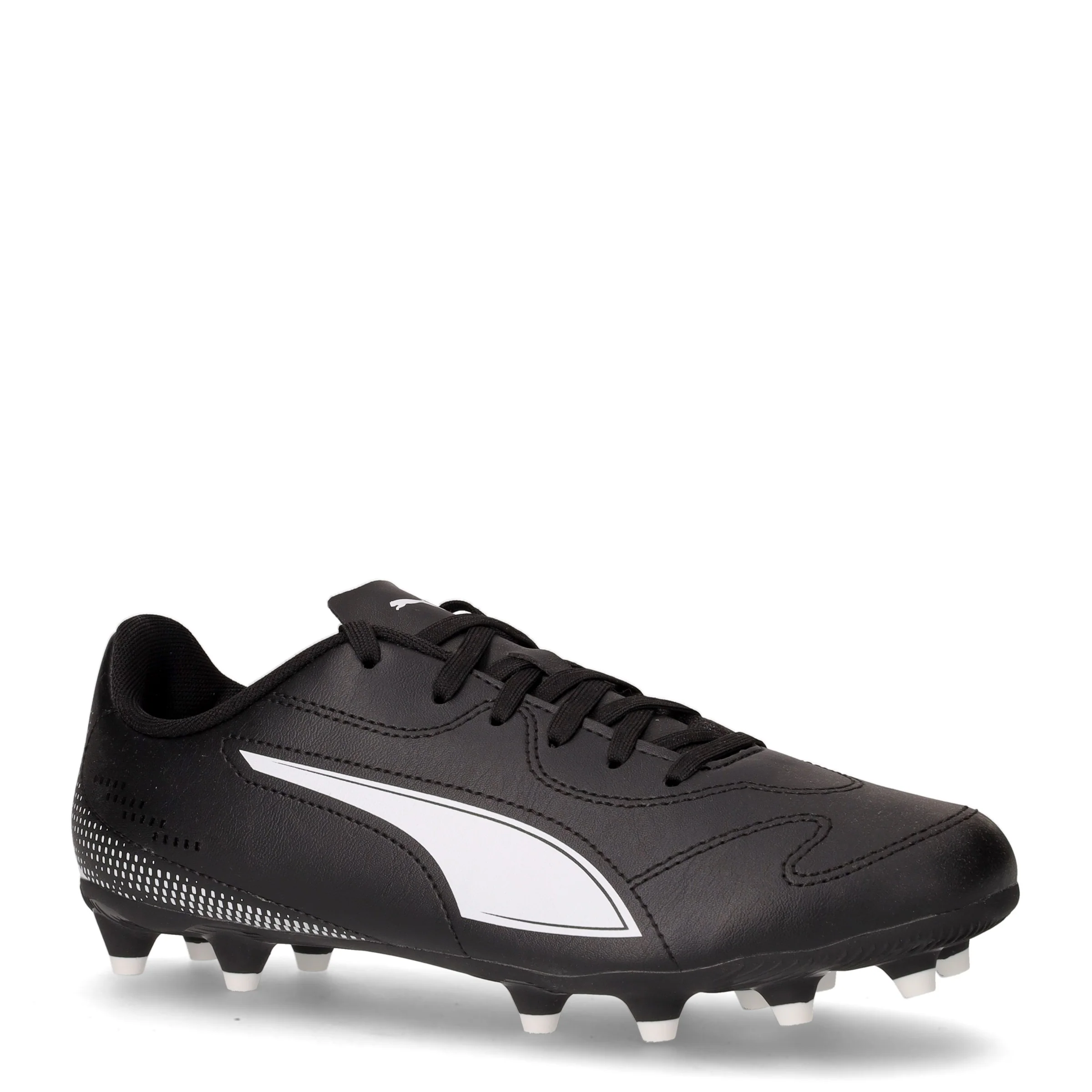 Vitoria II FG/AG scarpa da calcio in ecopelle nero bianco - Image 2