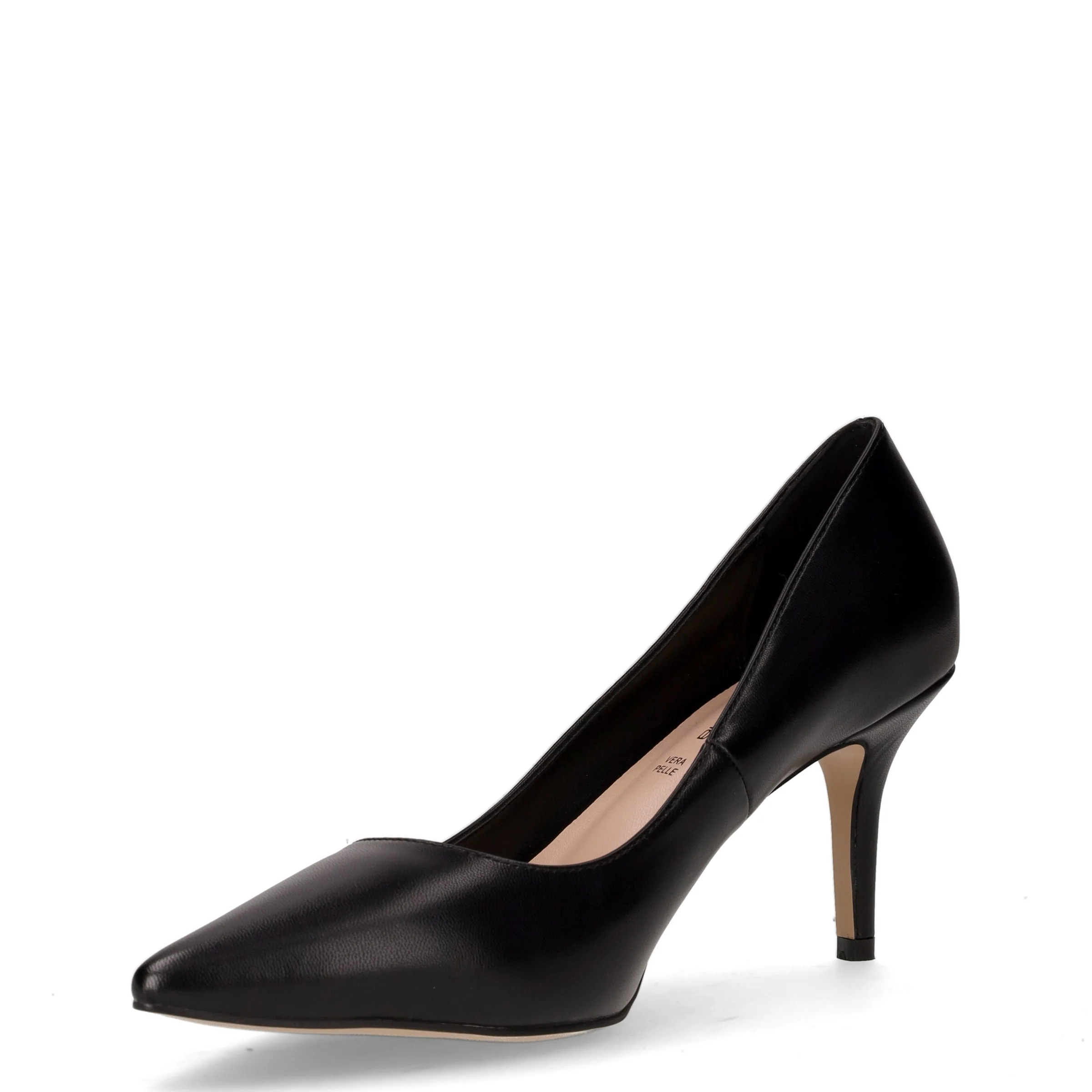 Décolleté a punta in ecopelle nero - Image 3