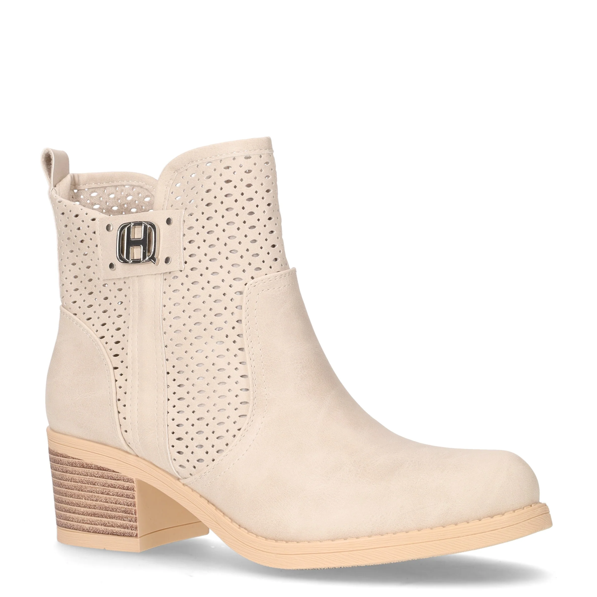 Tronchetto in ecopelle beige - Image 2