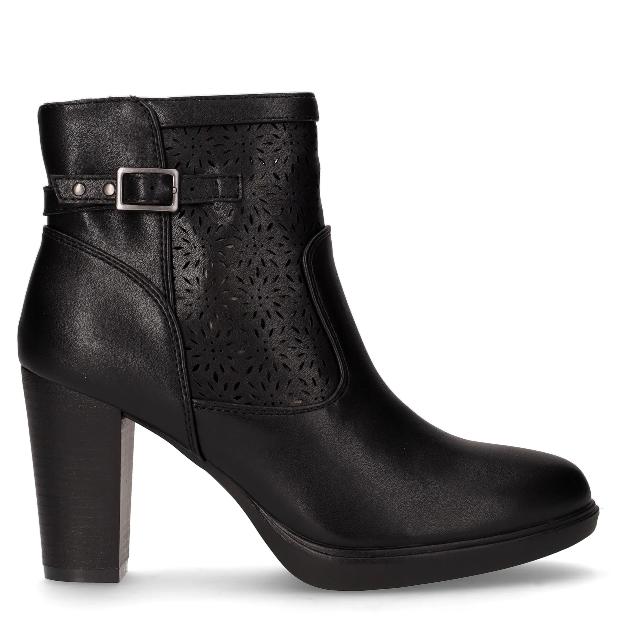 Tronchetto in ecopelle nero