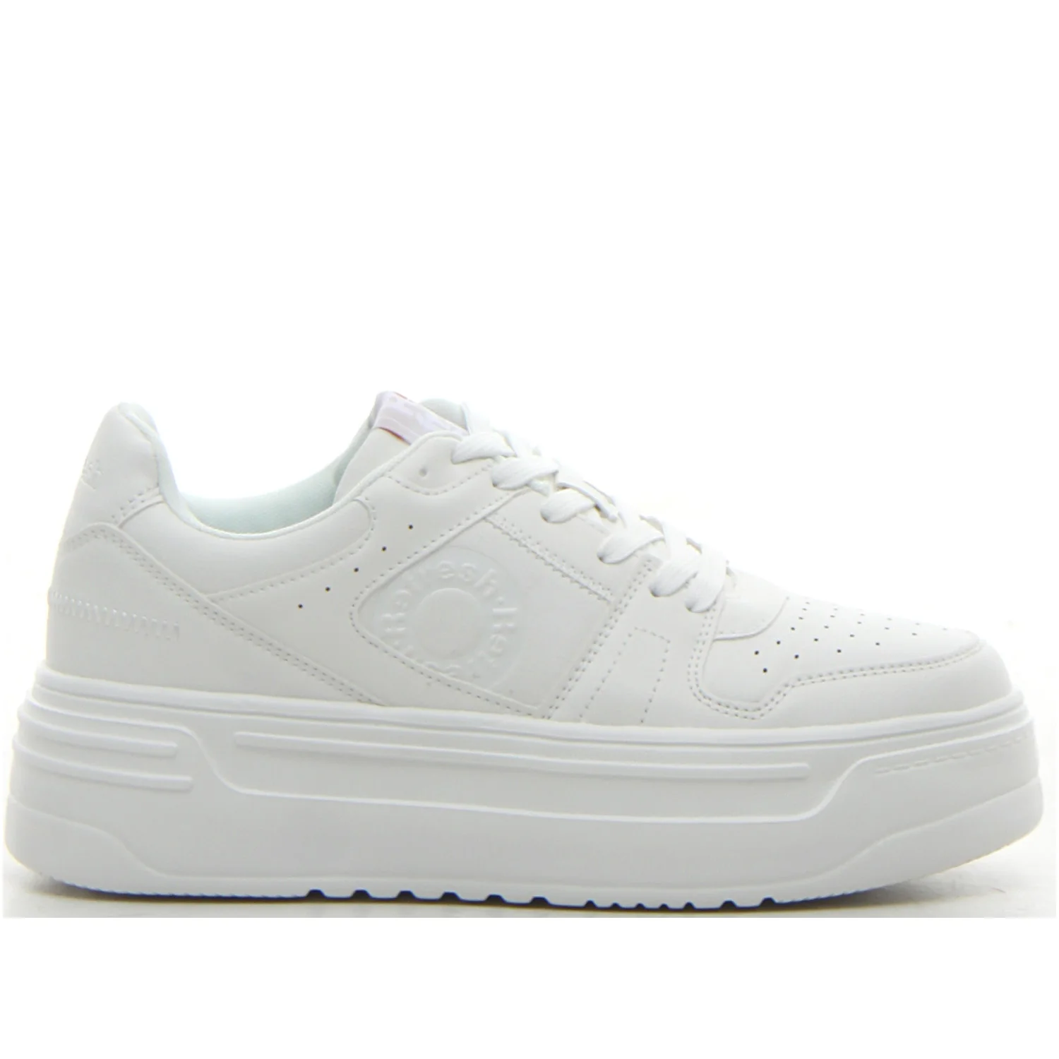 Sneaker con platform bianco